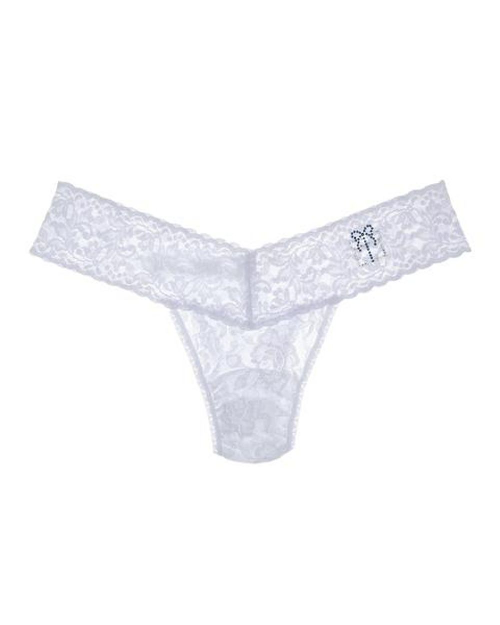 Hanky Panky Present Bon Bon Low Rise Thong in white