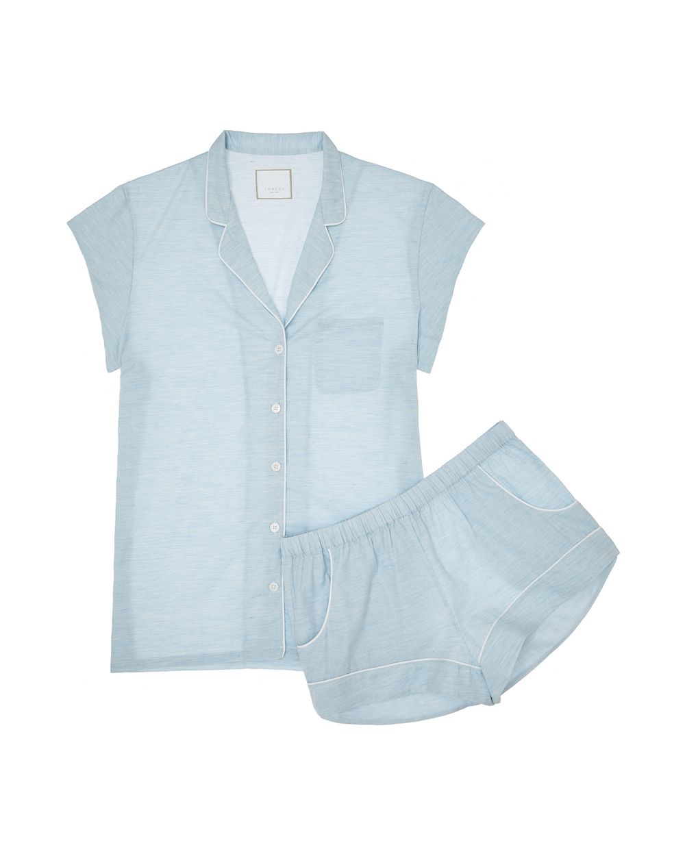 Three J NYC Olivia Pajama Set in blue