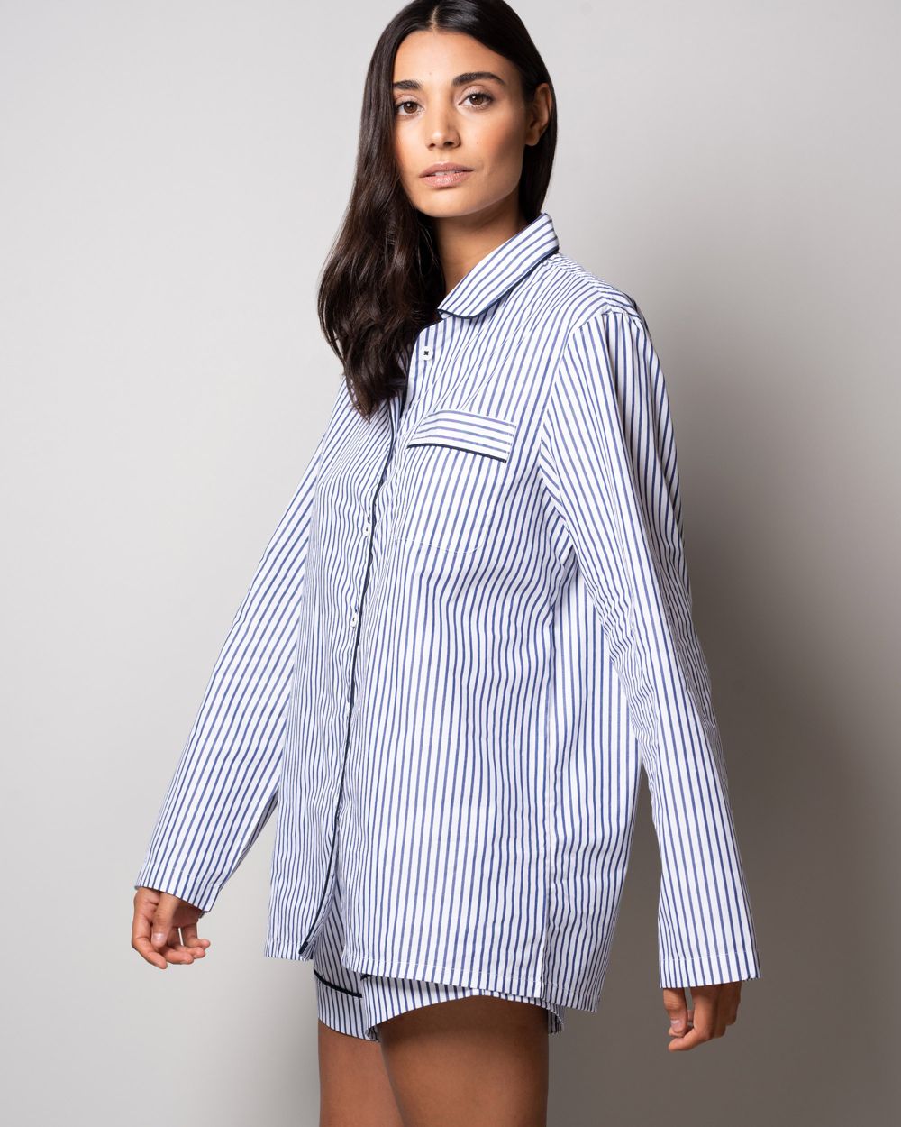 Three J NYC Josephine Pajama Set in blue