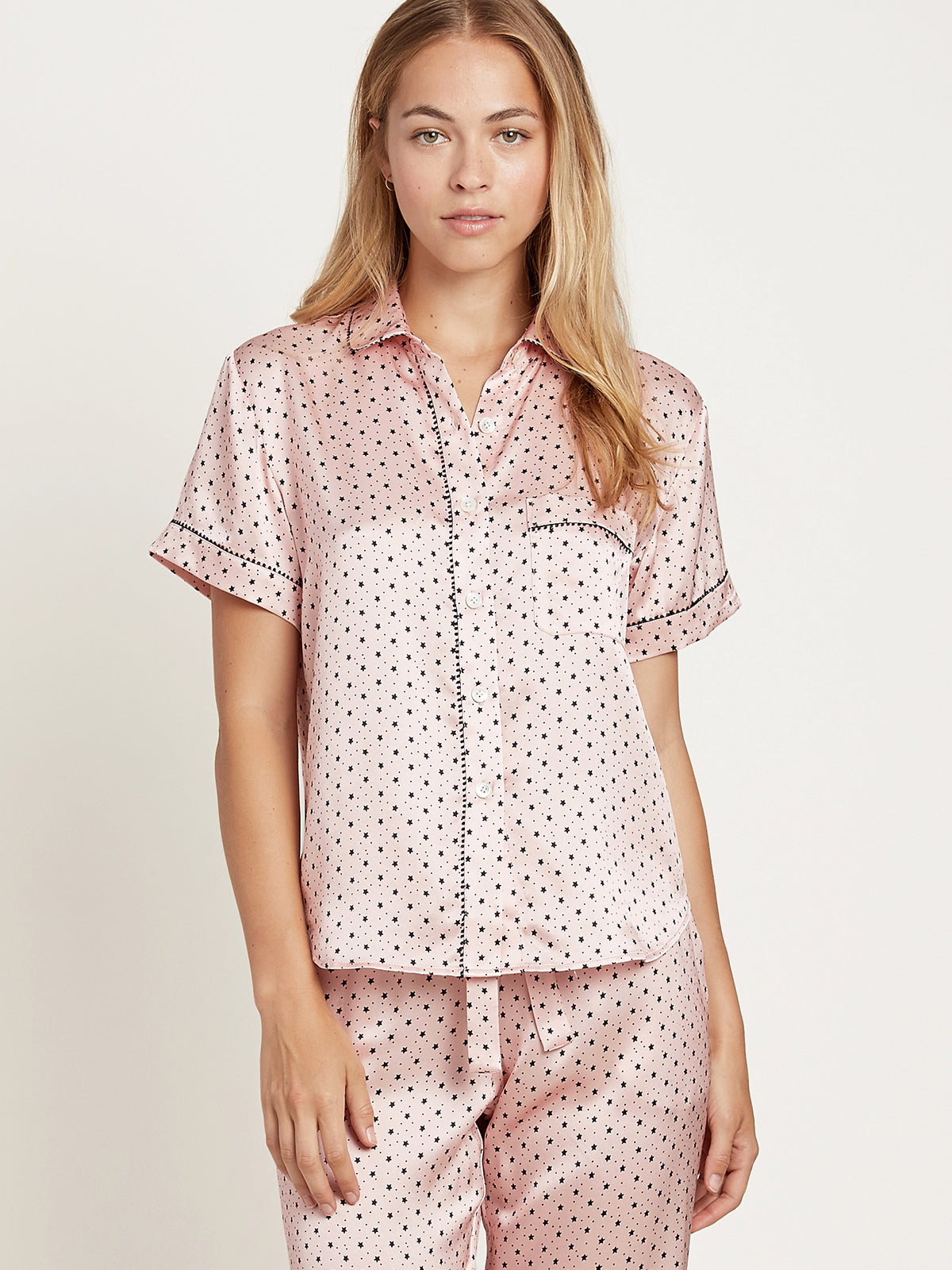 Morgan Lane Starburst Rose Top in pink