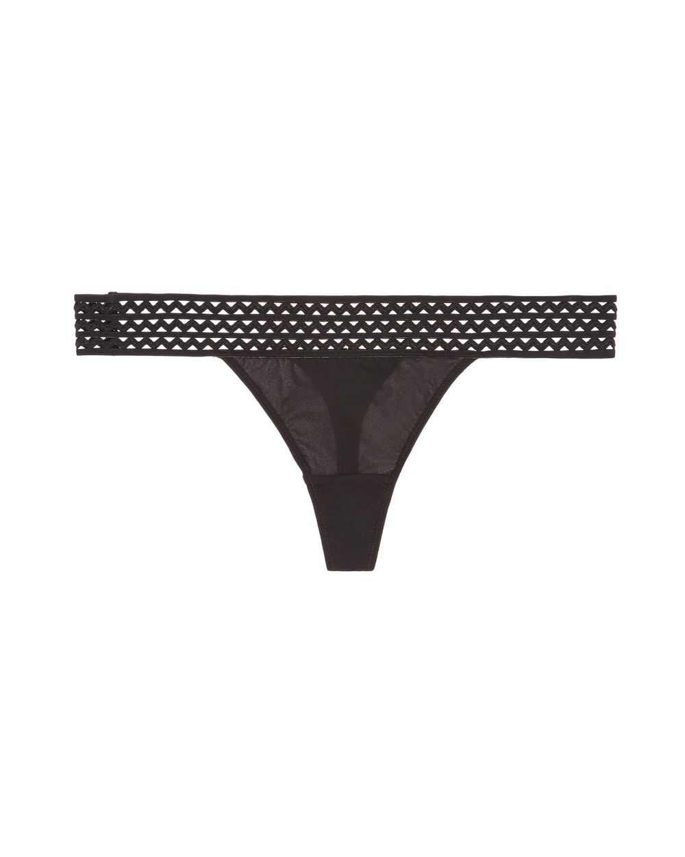 Heidi Klum Intimates Forget Me Not Thong in black