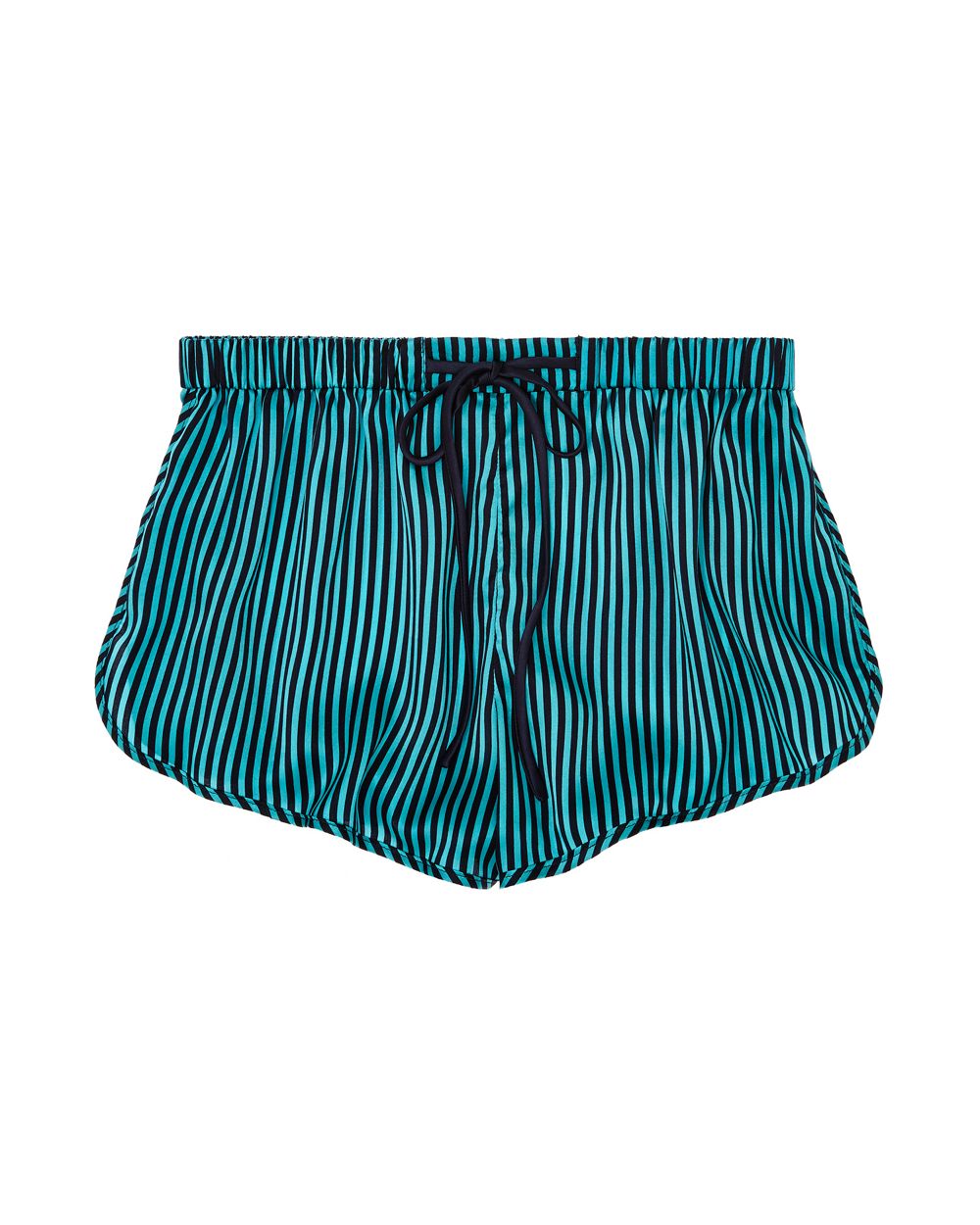 Violet & Wren Pacific Stripe Shorts in blue