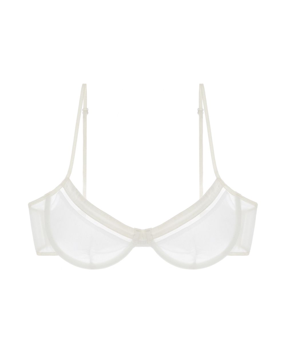 Kiki de Montparnasse Intime Demi Bra in white
