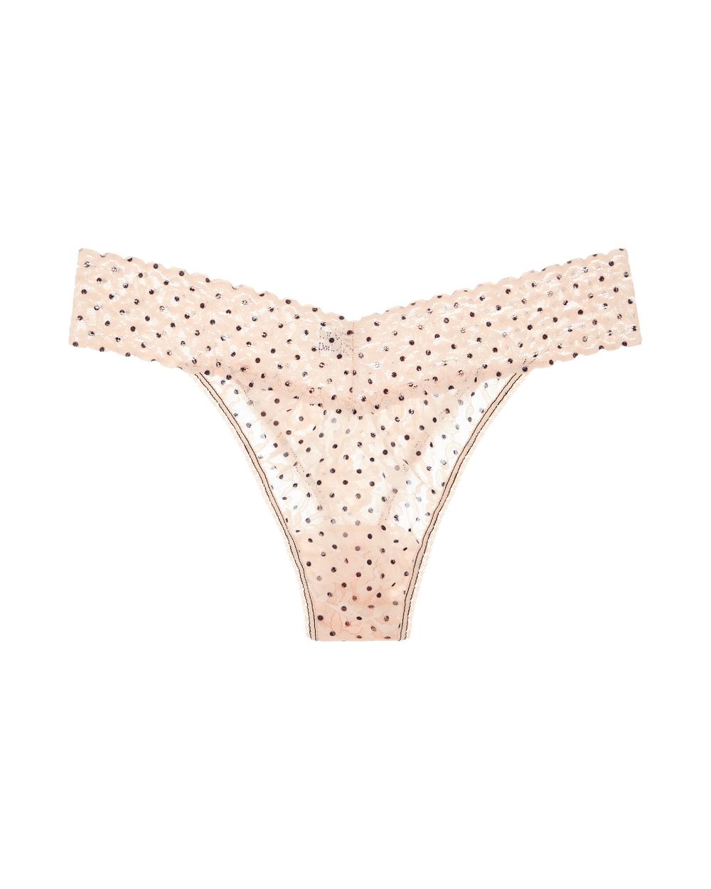 Hanky Panky Pixie Dot Original Rise Thong in pink