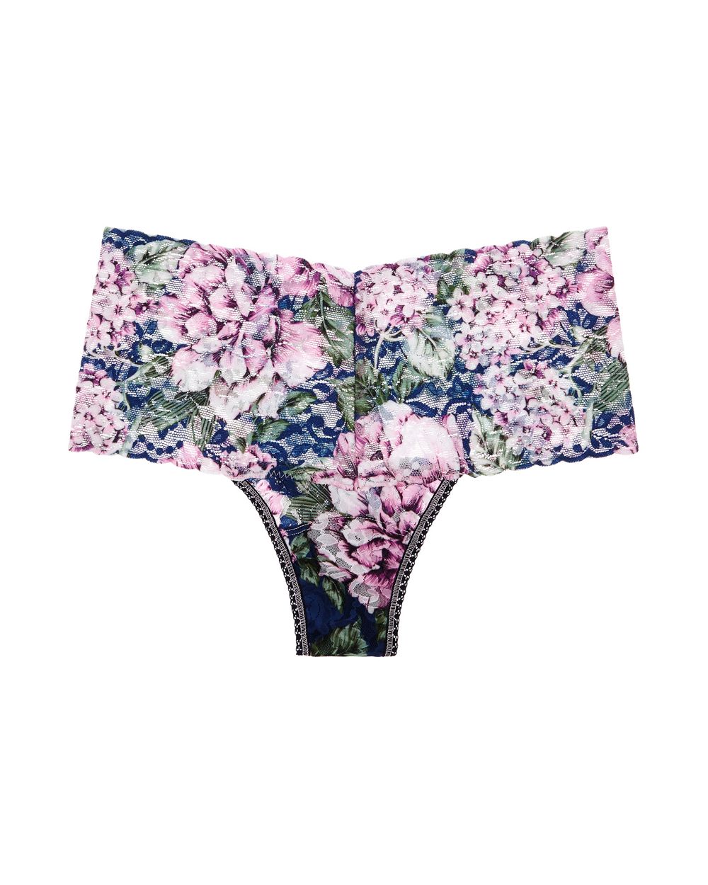 Hanky Panky Florentina Retro Thong in blue