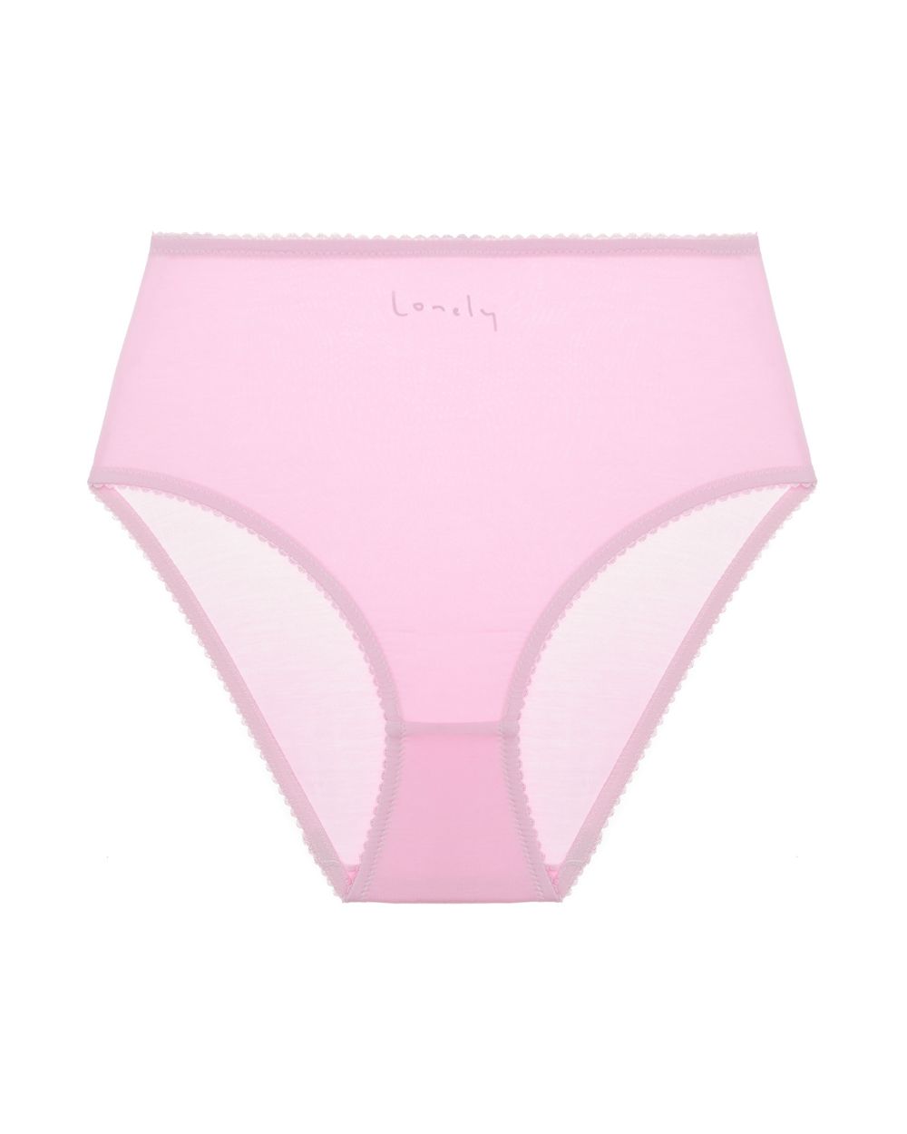 Lonely Bobbi Hi Waist Brief in pink