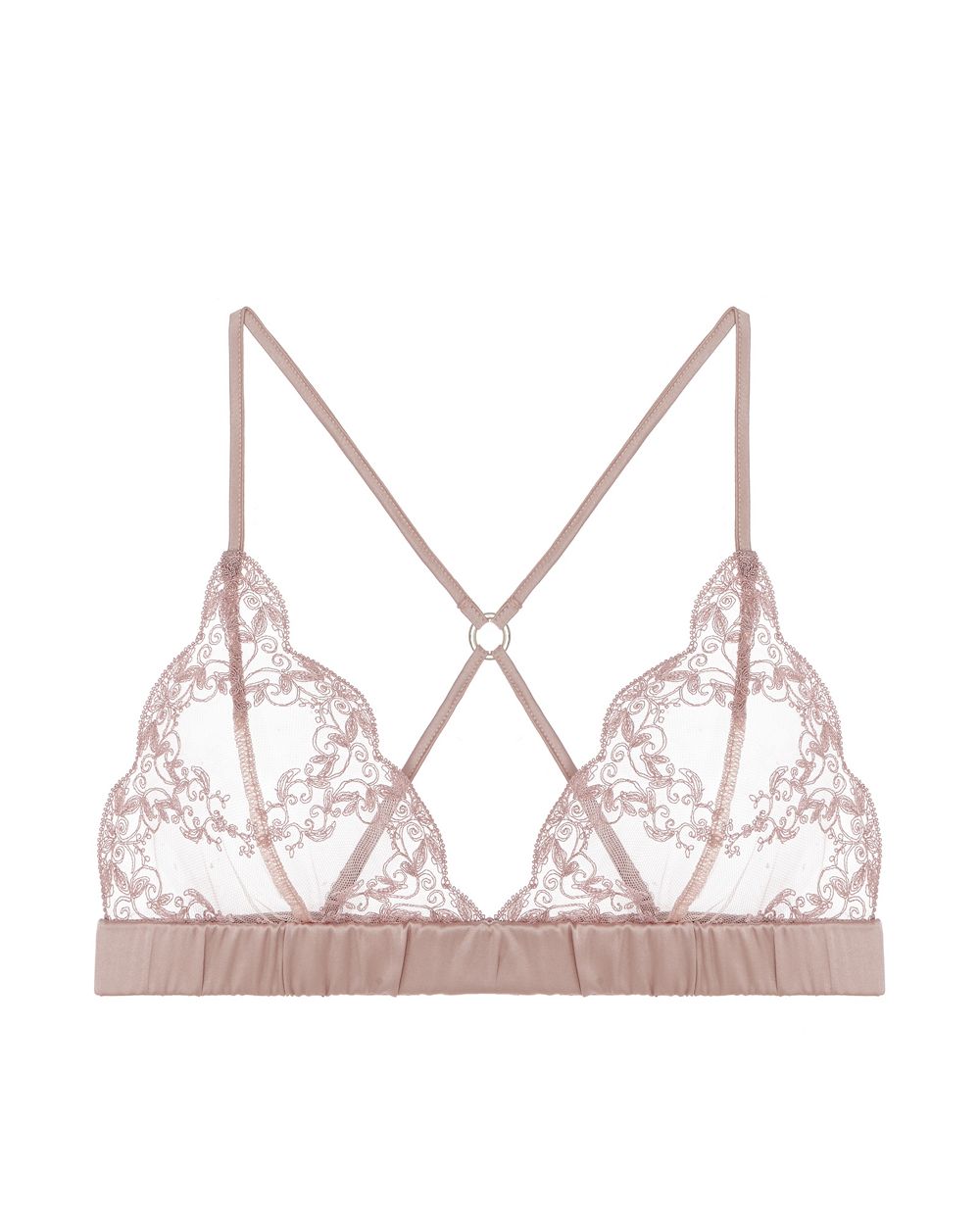 Fleur of England Antoinette Boudoir Bra in pink