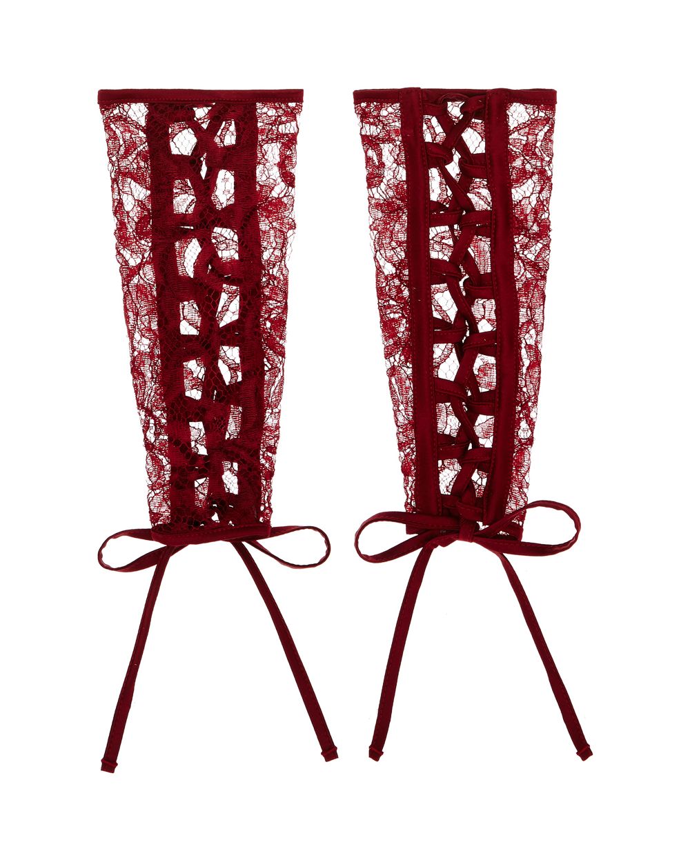 Coco de Mer Carnelian Cuffs in red