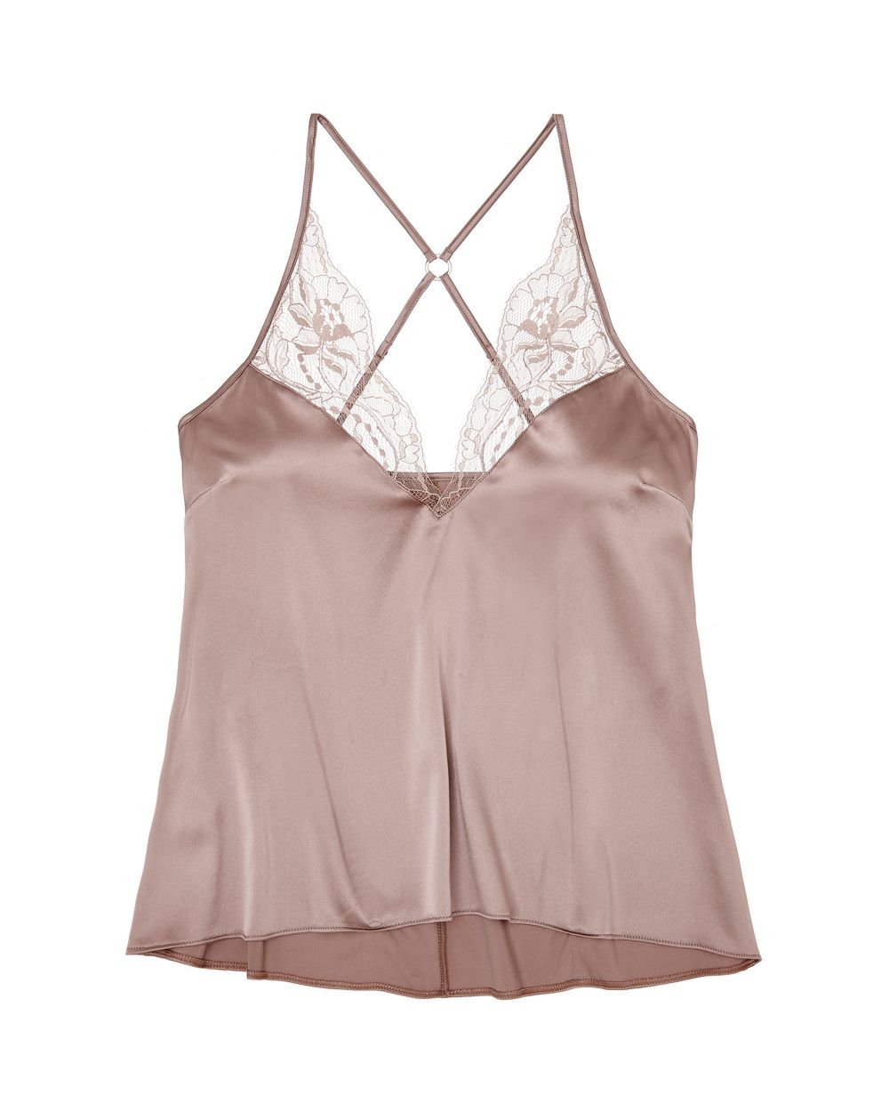 Fleur of England Mink Camisole in brown