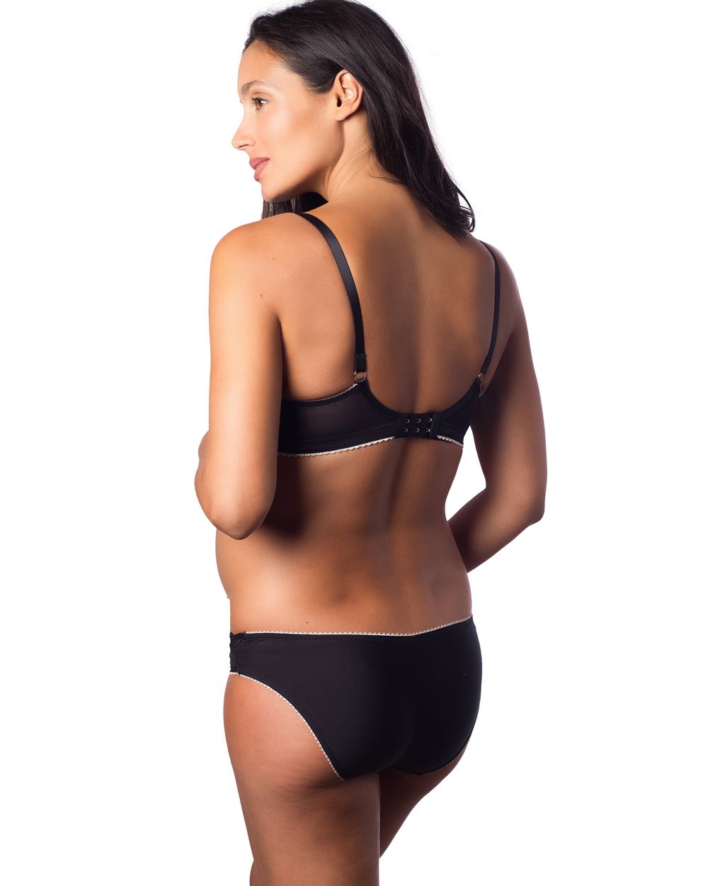 Hotmilk Show Off Luxe Nursing Bra in black