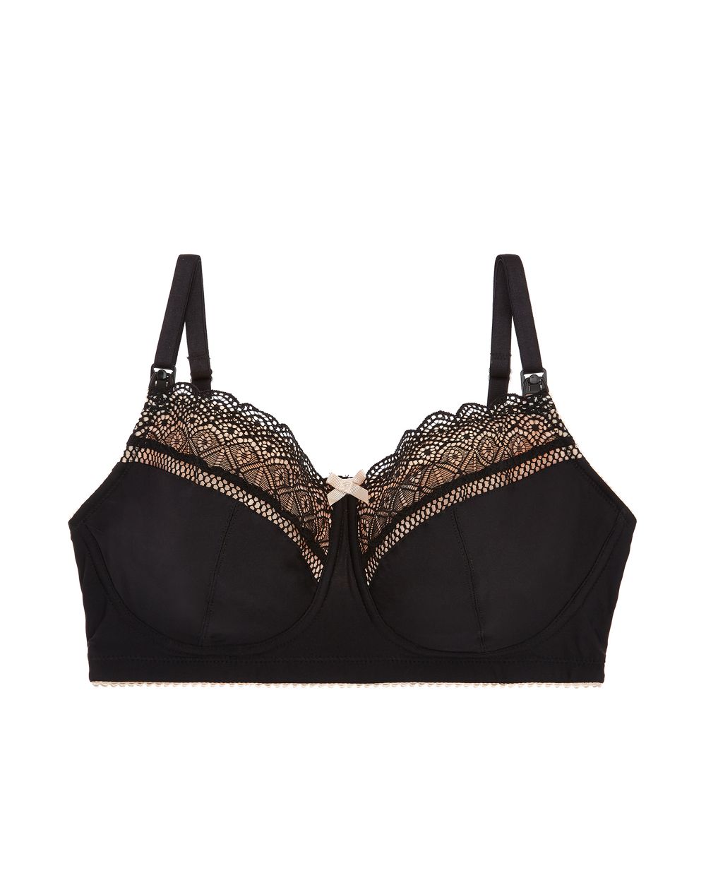Hotmilk Show Off Luxe Nursing Bra in black