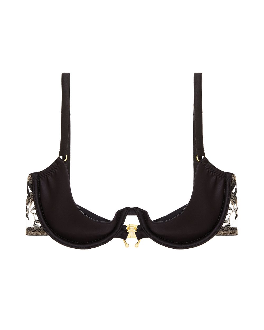 Studio Pia Ena Quarter Cup Bra in black