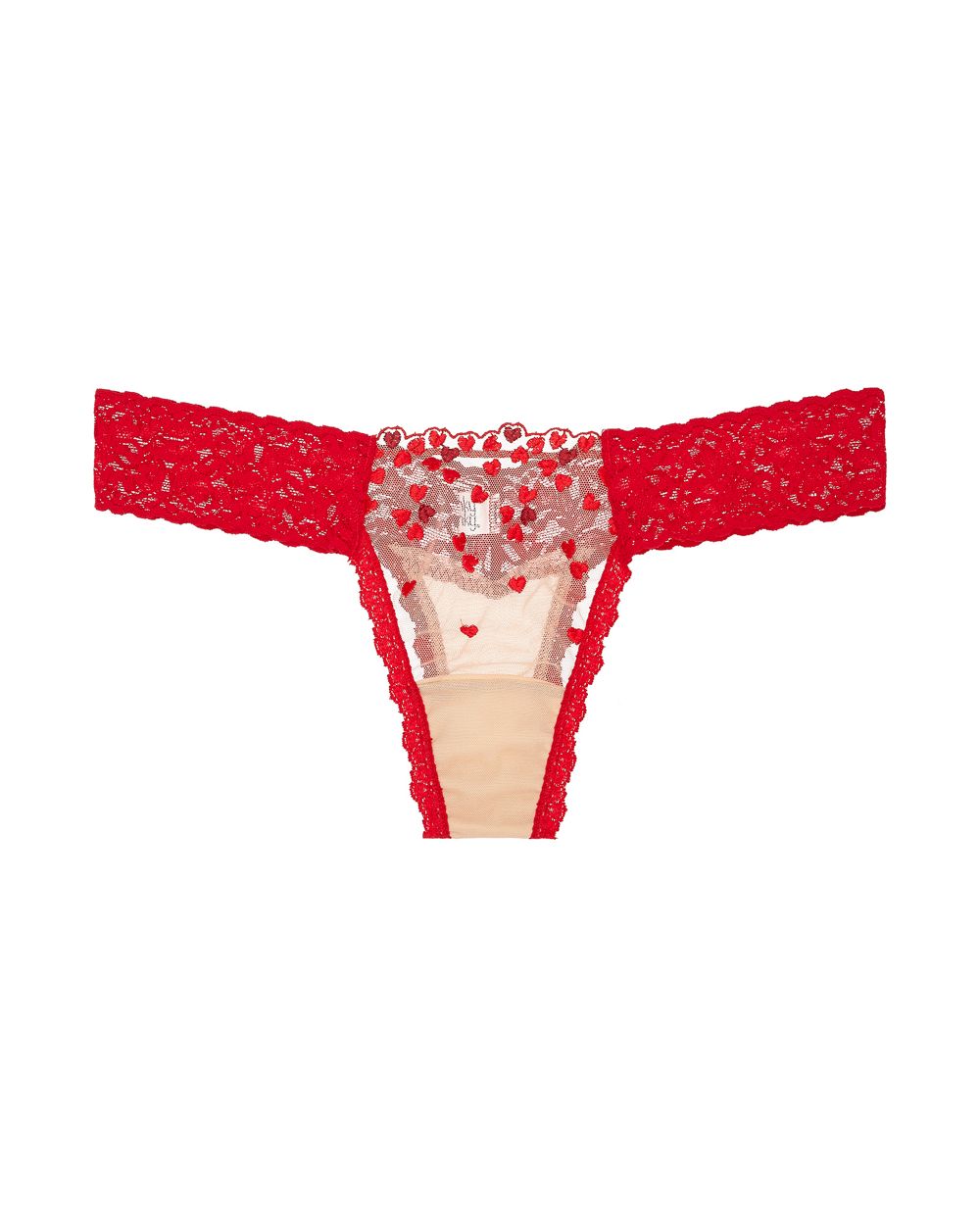 Hanky Panky Heartthrob Low Rise Diamond Thong in red