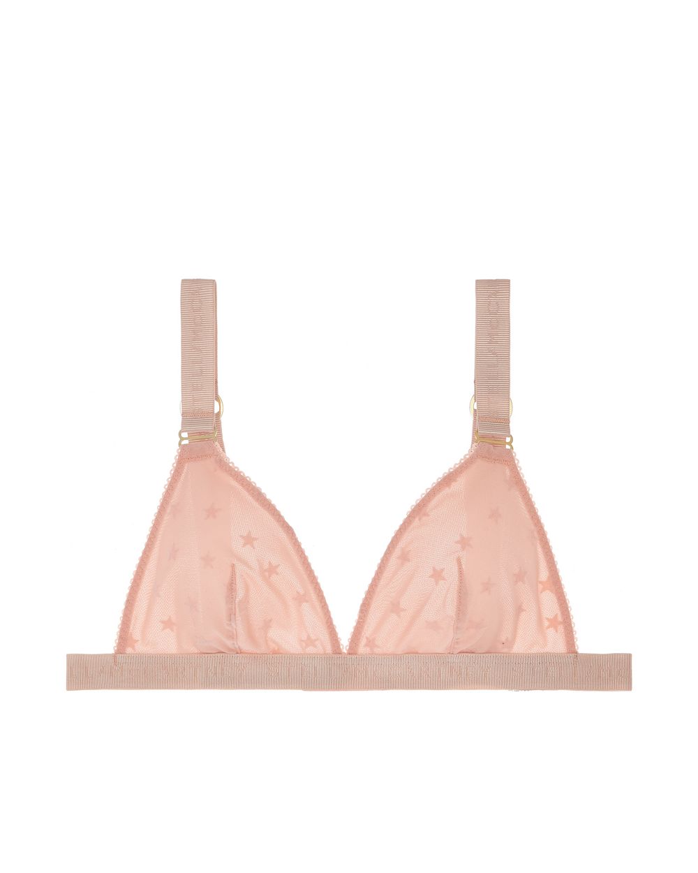 Stella McCartney Betty Twinkling Soft Cup Triangle Bra in pink