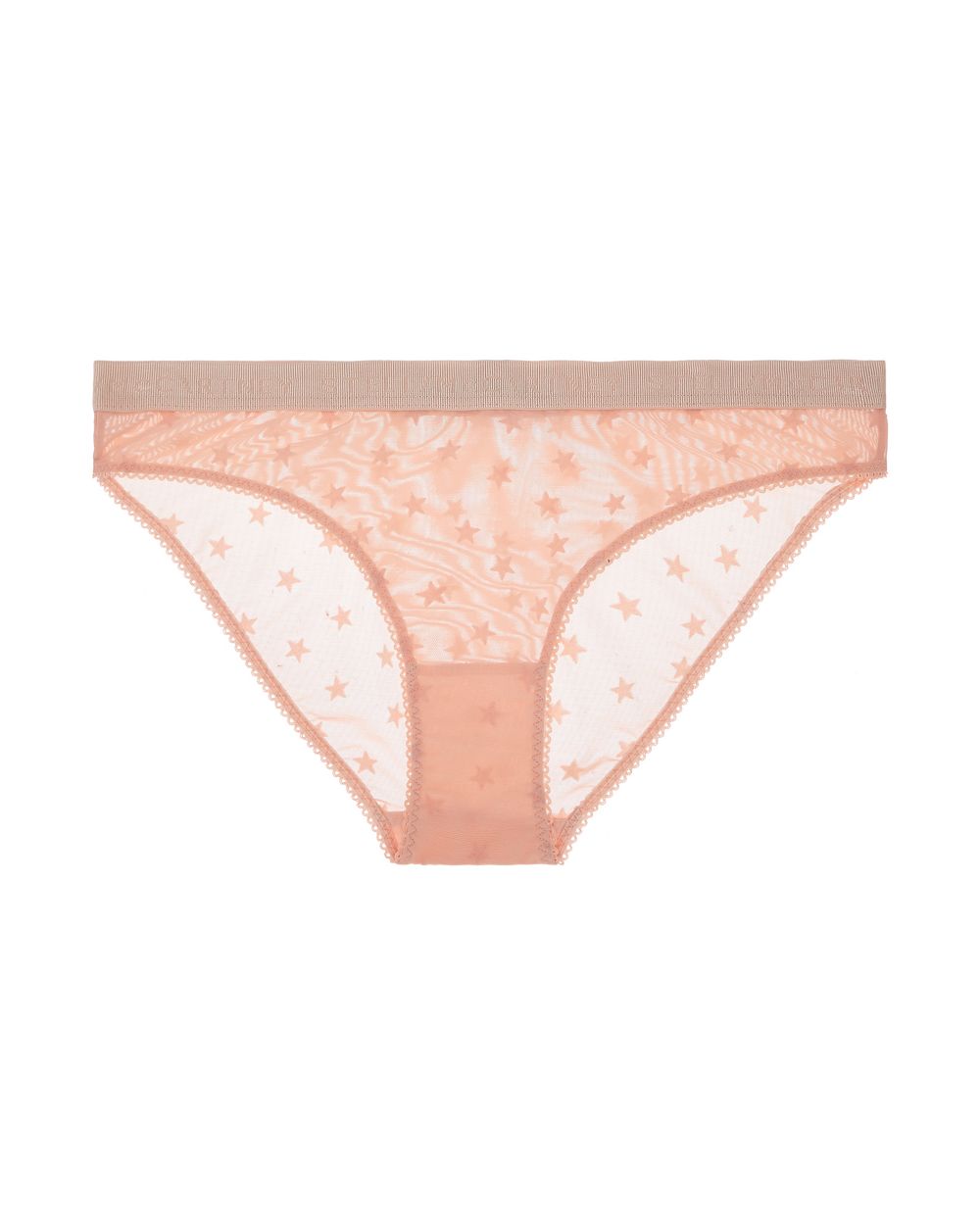 Stella McCartney Betty Twinkling High Leg Brief in pink