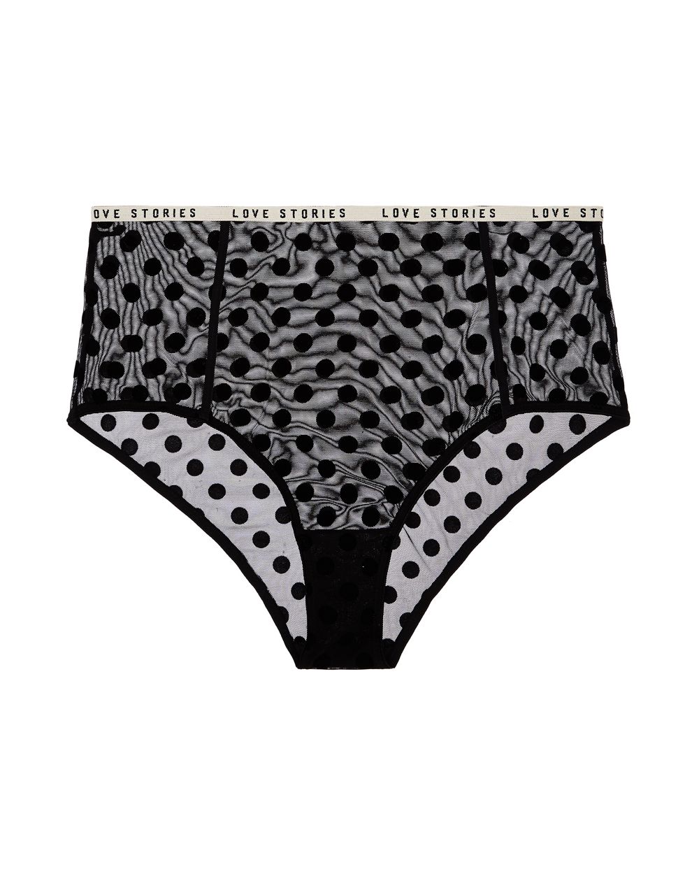 Love Stories Moonflower High Waist Bikini in black