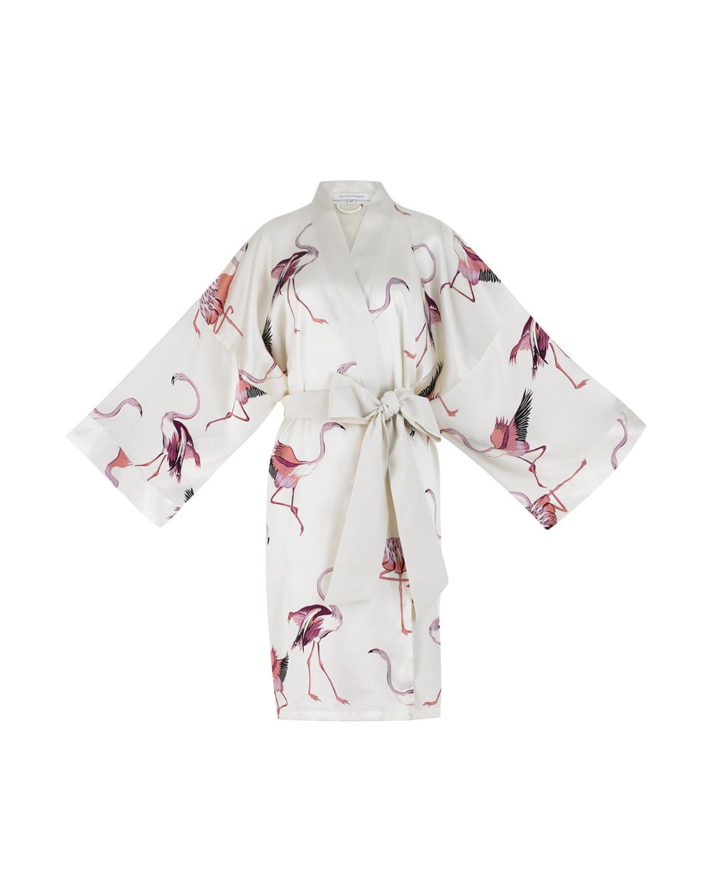 Olivia von Halle Mimi Peregrine Kimono in white