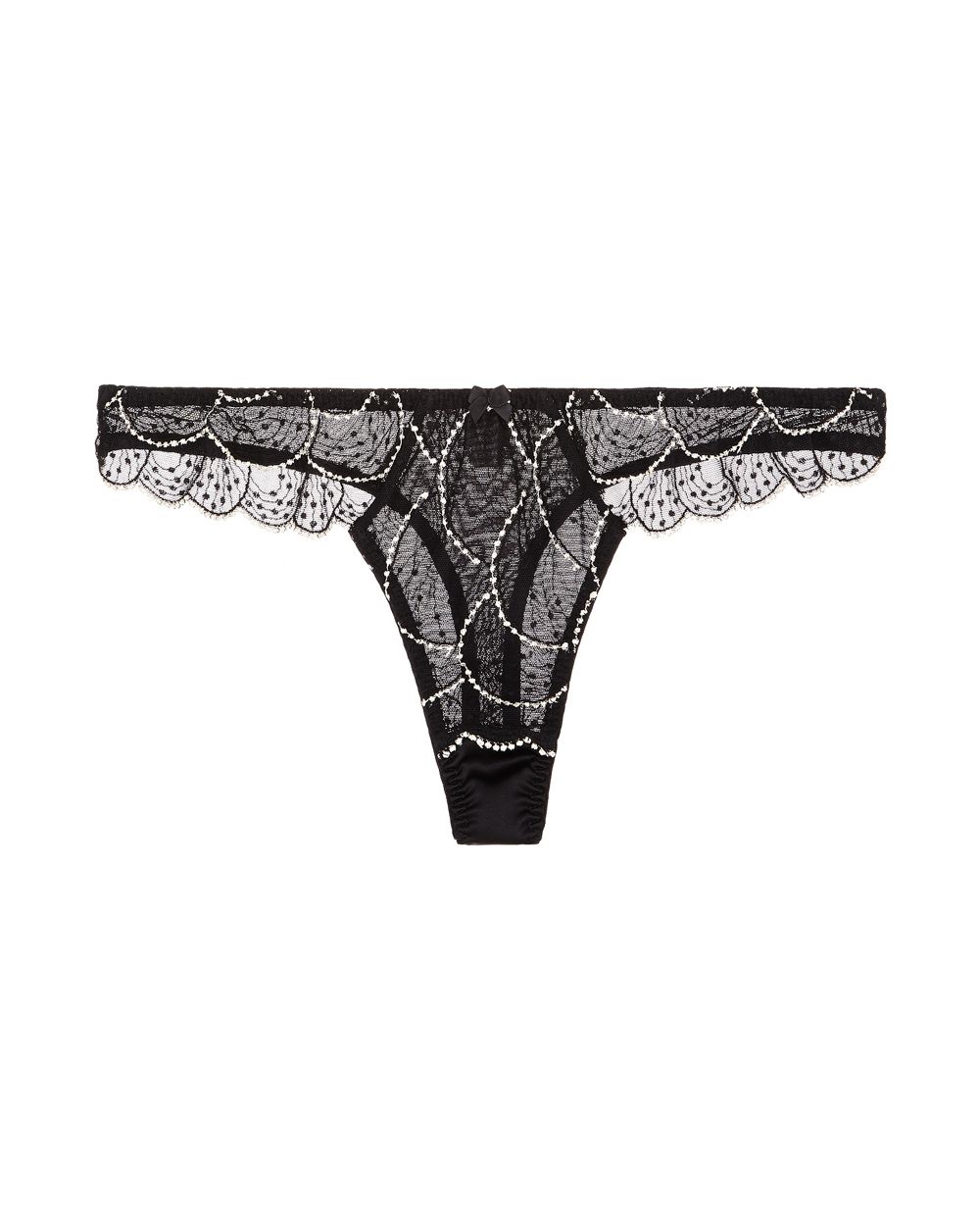 Gilda & Pearl L'Age D'Or Thong in black