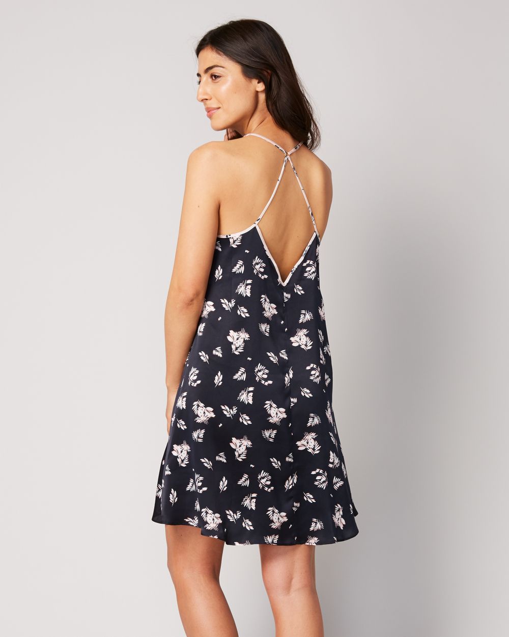 Violet & Wren Indigo Fern Ladder Trim Slip