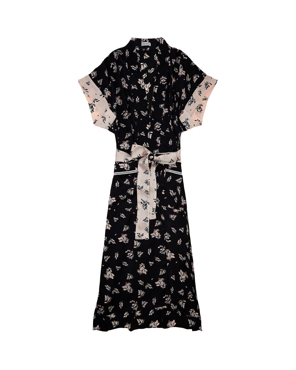 Violet & Wren Indigo Fern Maxi Robe