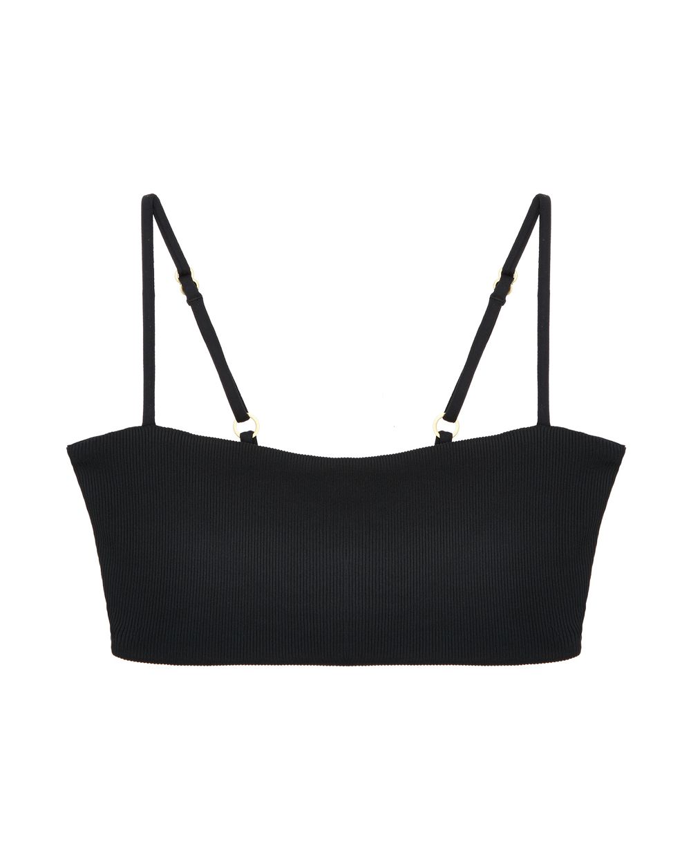 L Space Rebel Bikini Top in black