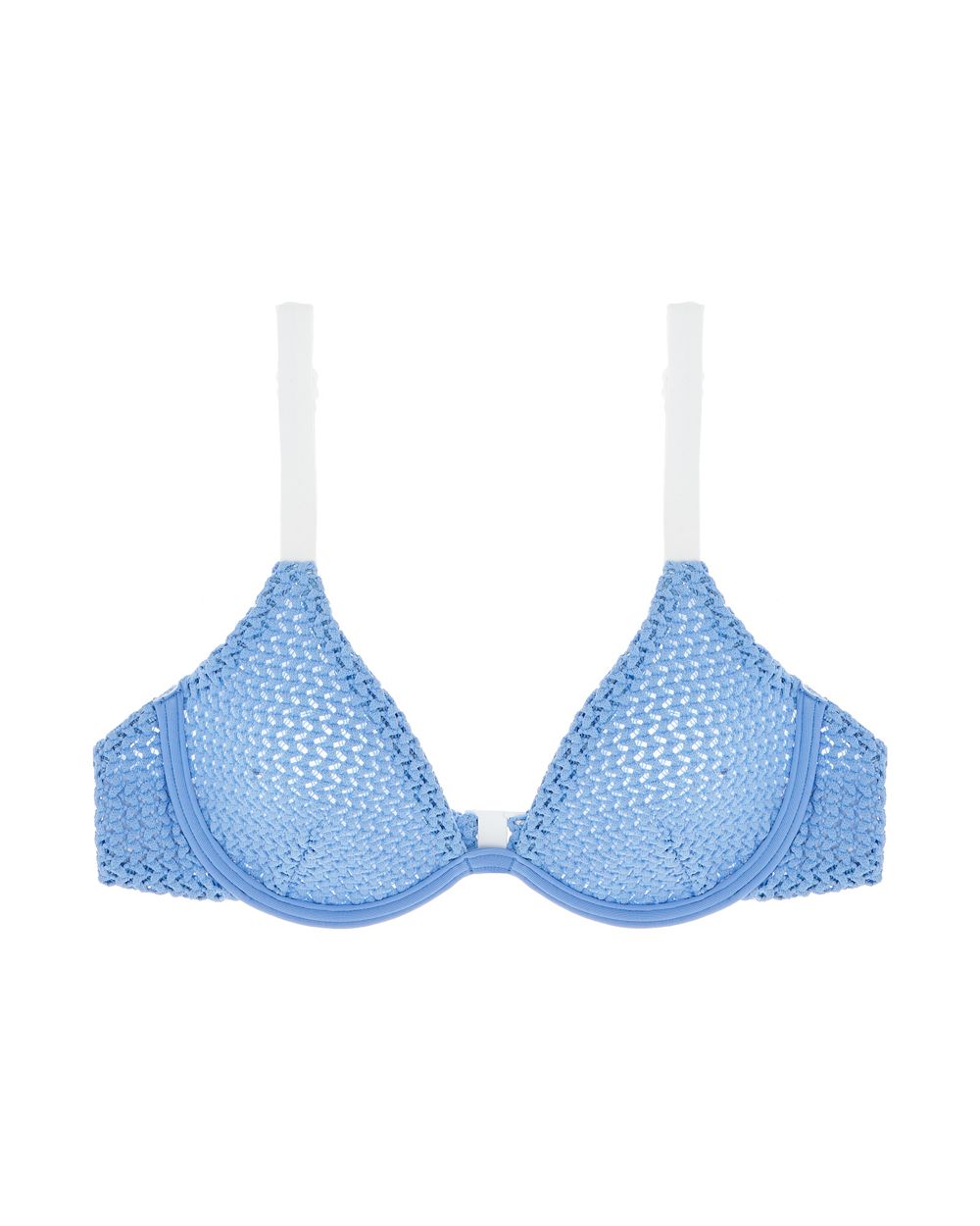 Onia Anna Bikini Top in blue