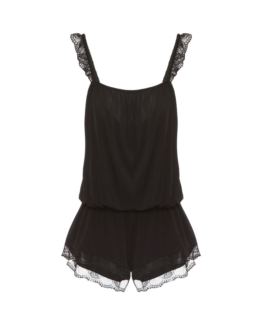 Eberjey Noor Primped Teddy in black