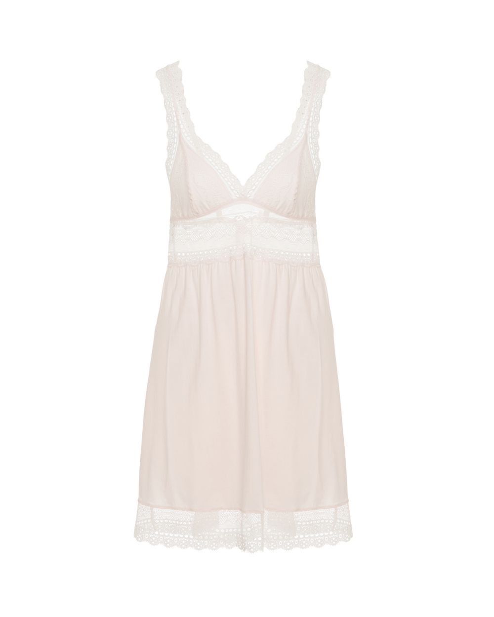 Eberjey Lucie Highline Chemise in pink