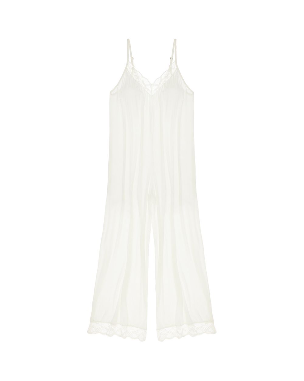 Eberjey Georgina Sunday Jumpsuit in white
