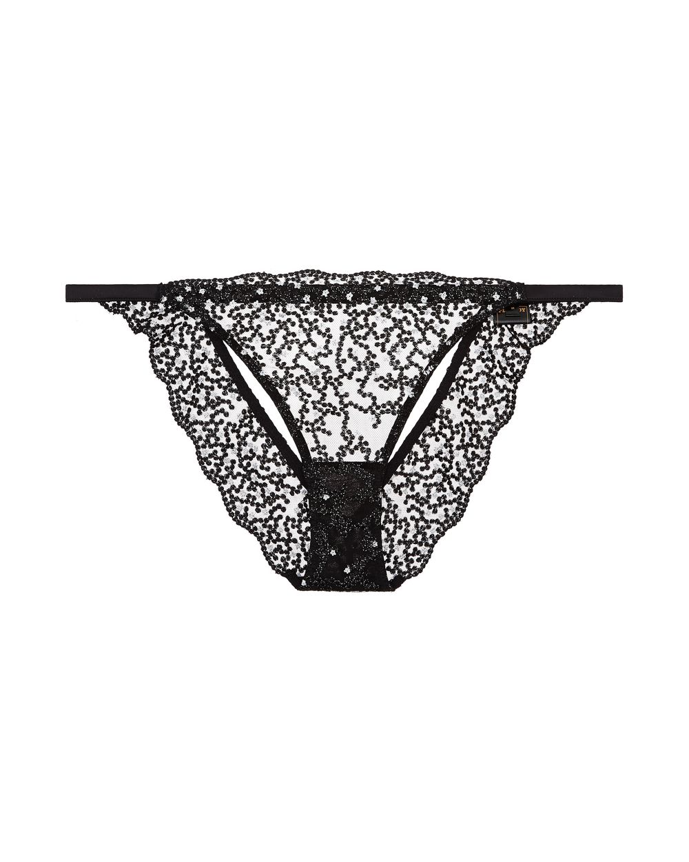 Coco de Mer PLAYBOY Tease Me Brazillian Knicker in black