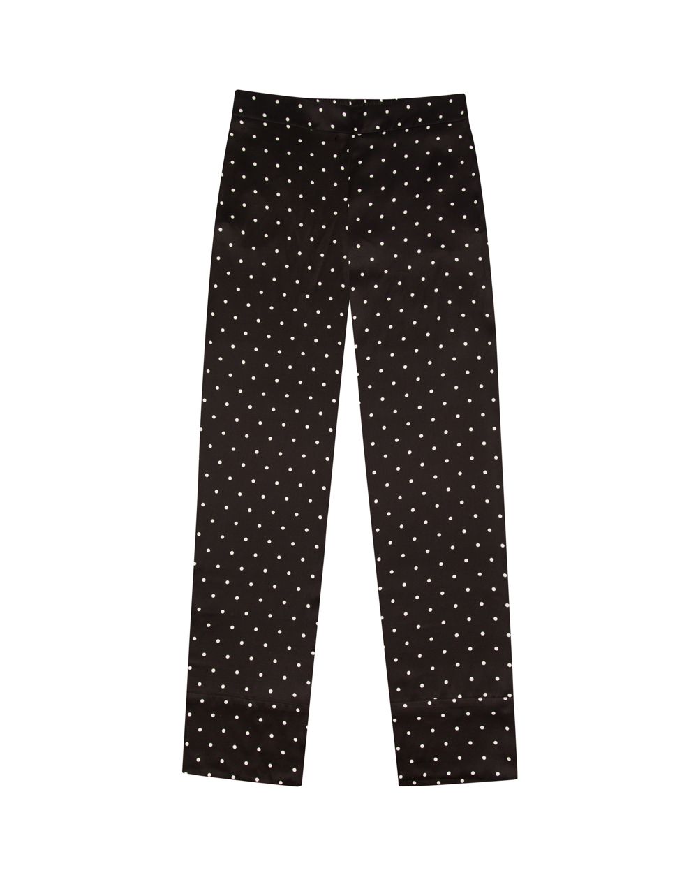 Asceno Mini Polka PJ Bottom in black