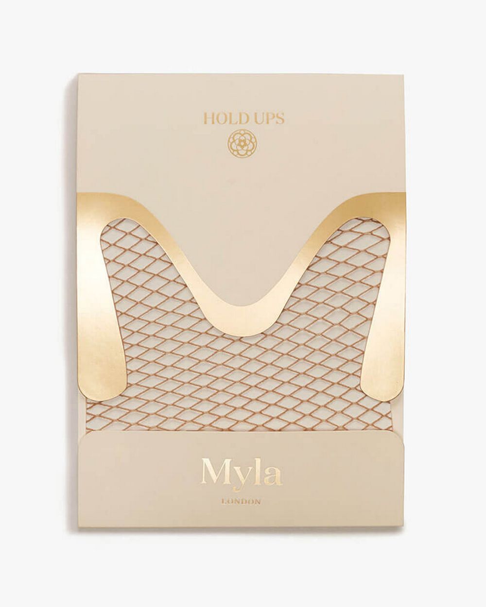 Myla Emerald Square Hold Up in beige