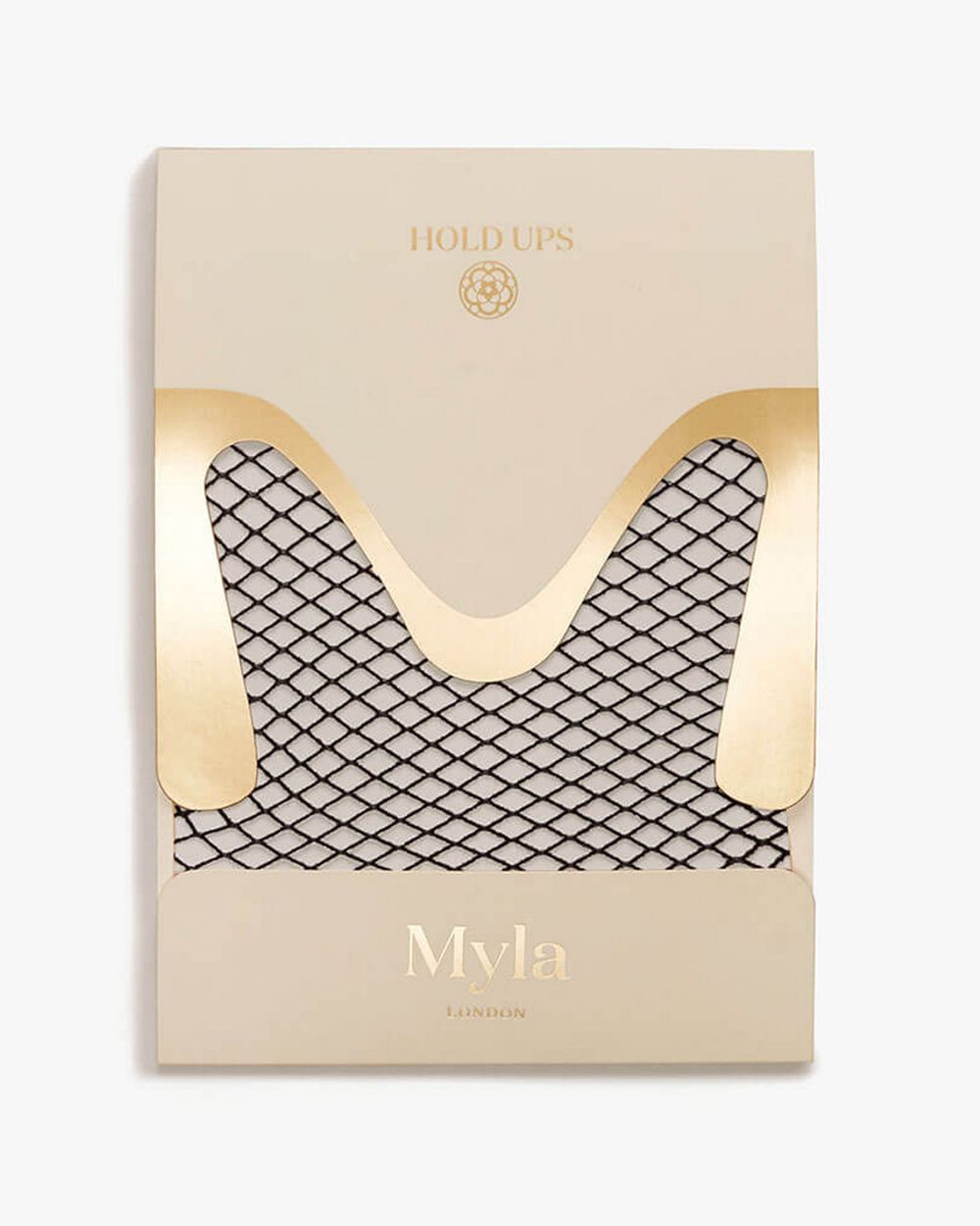 Myla Emerald Square Hold Up in black