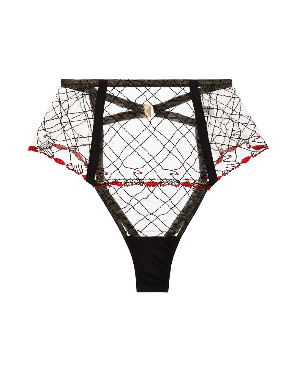 Studio Pia Raina High Waist Thong in black