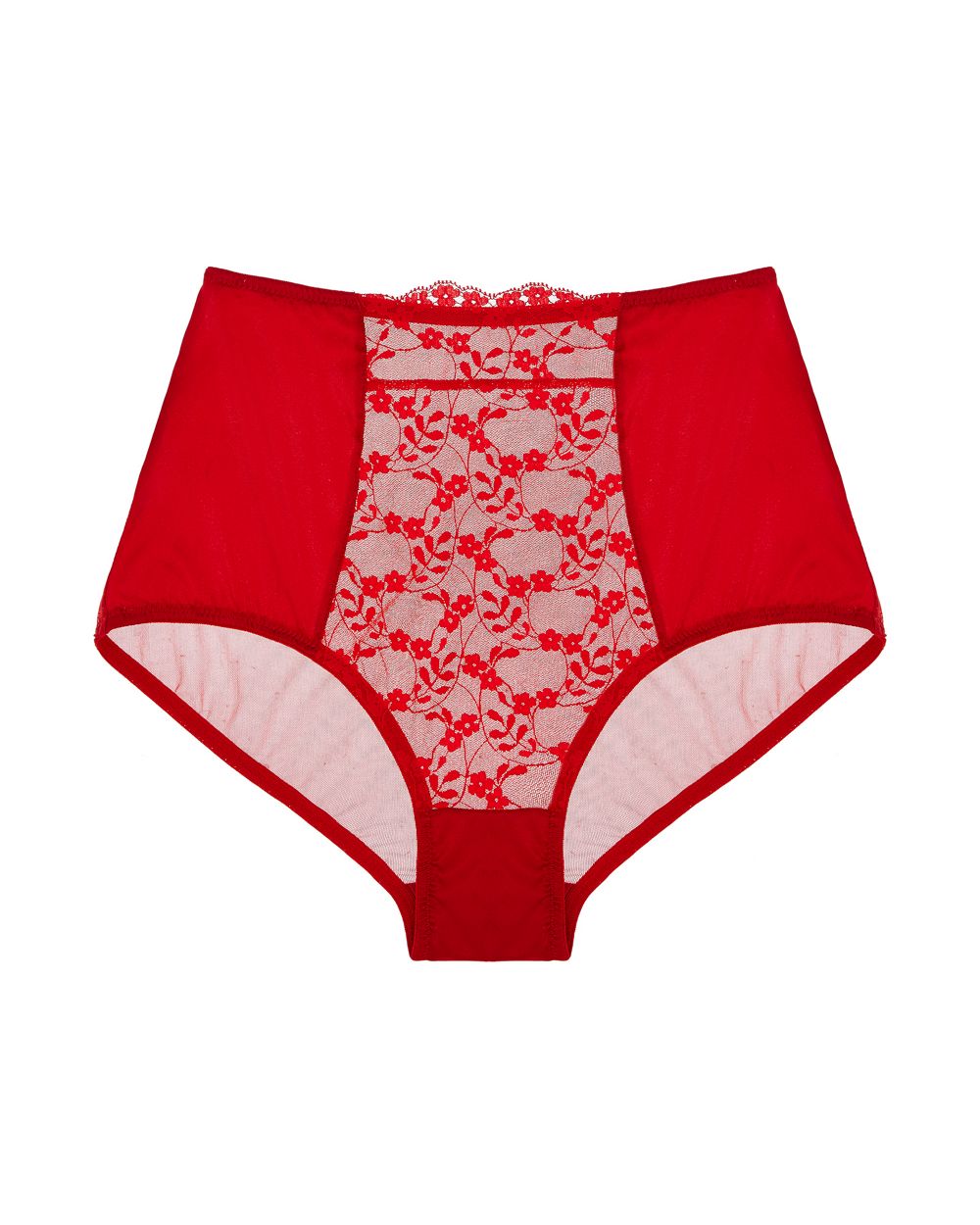Katherine Hamilton Sofia High Waist Brief in red