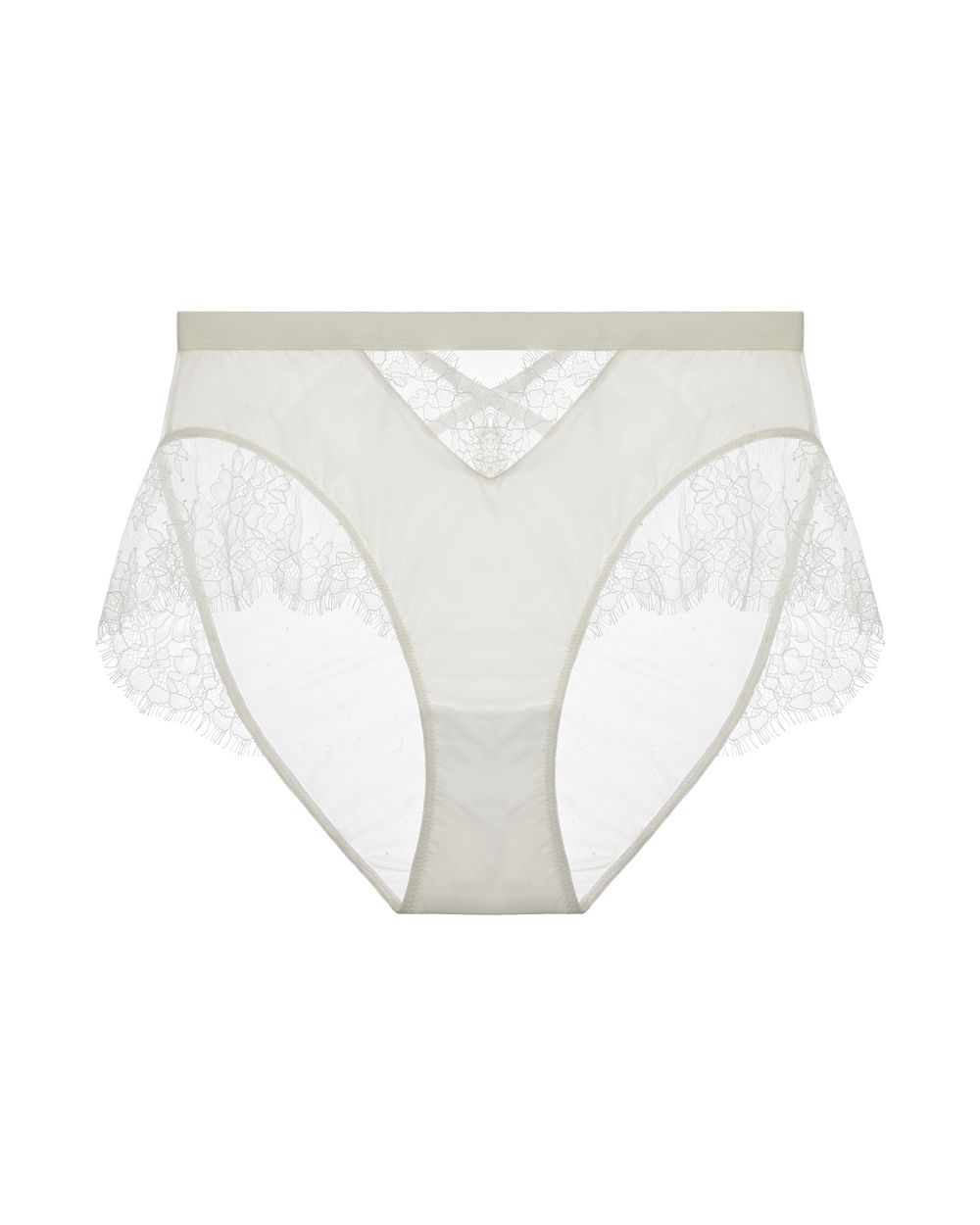 Bluebella Nyane High-Waist Brief in white