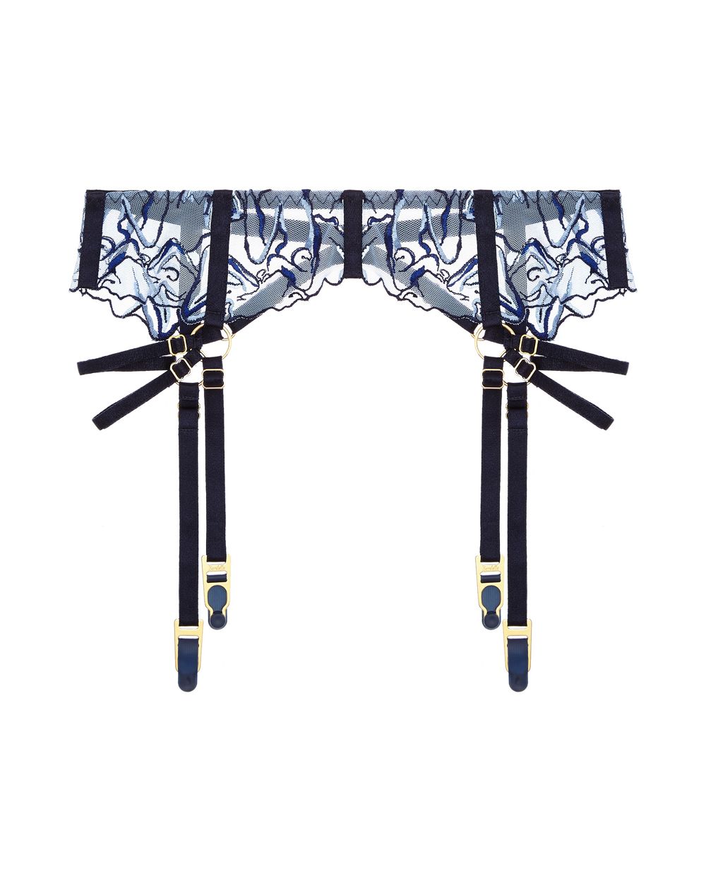 Bordelle Moa Suspender in blue