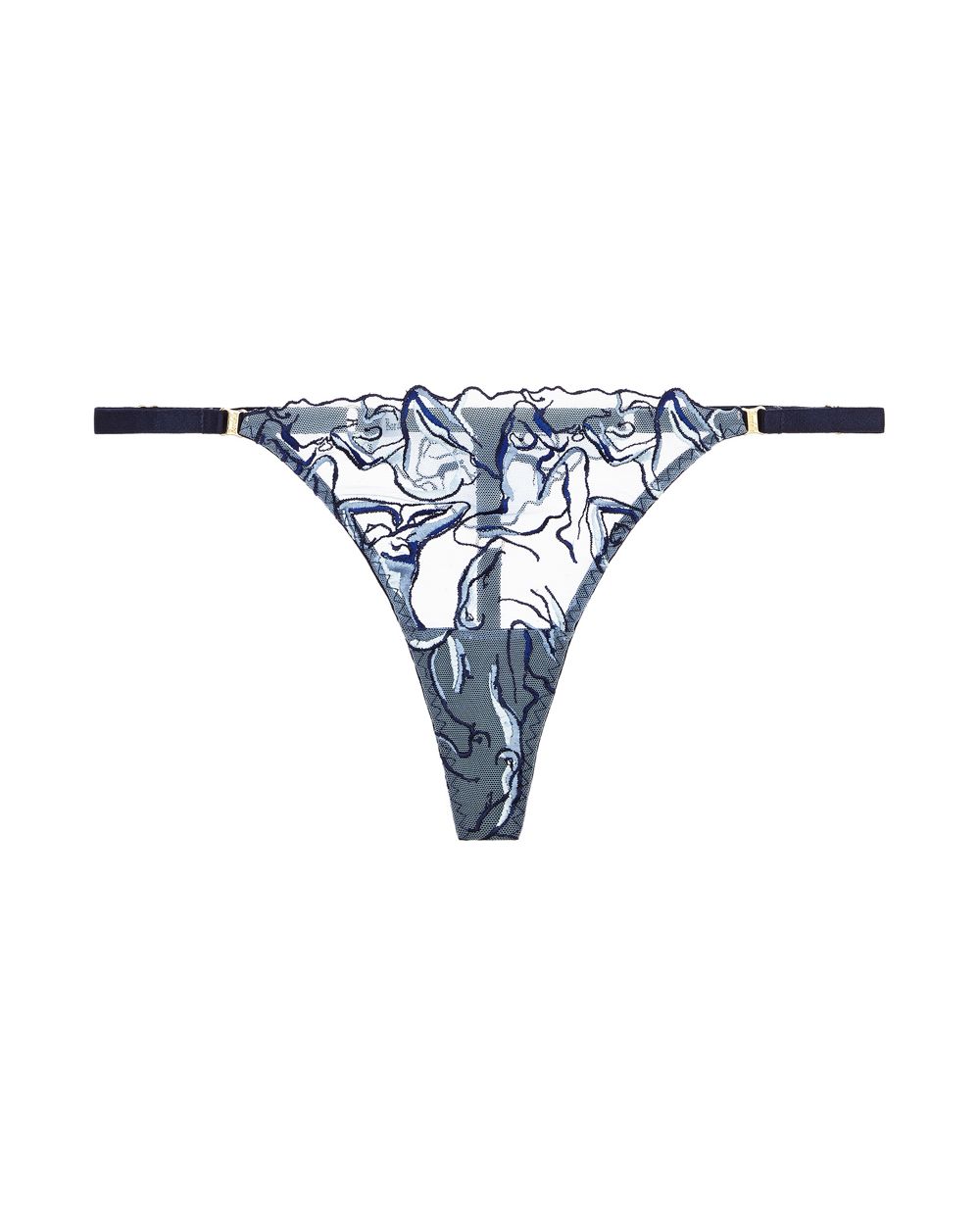 Bordelle Moa Thong in blue