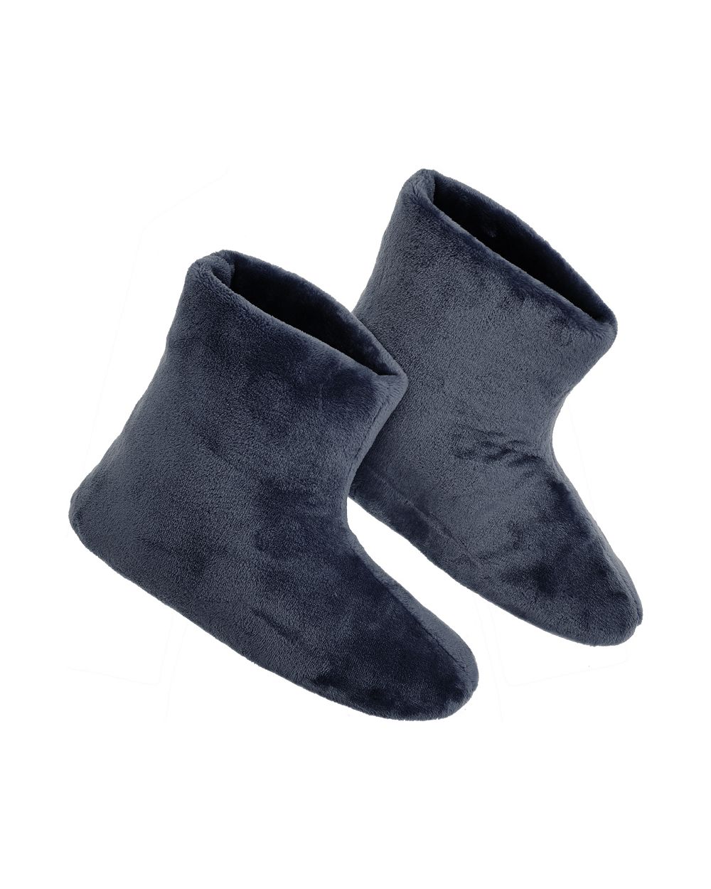 Skin Lush Lounging Plush Slippers in gray