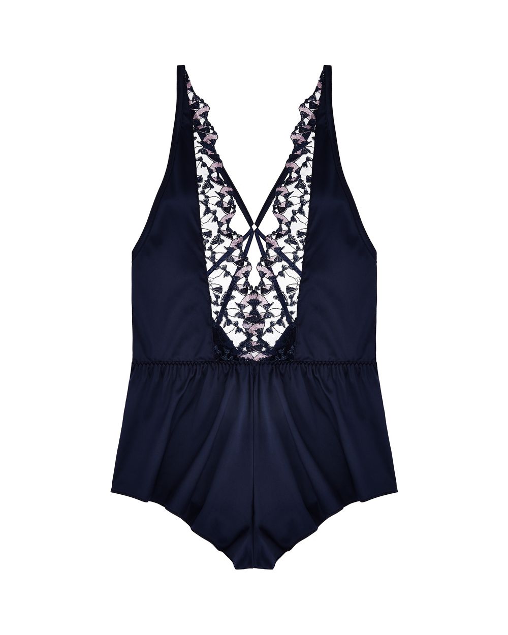 Coco de Mer PLAYBOY Glitter Bunny Teddy in blue