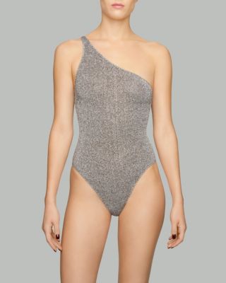 Coco de Mer PLAYBOY Silver Moon Bodysuit in metallics