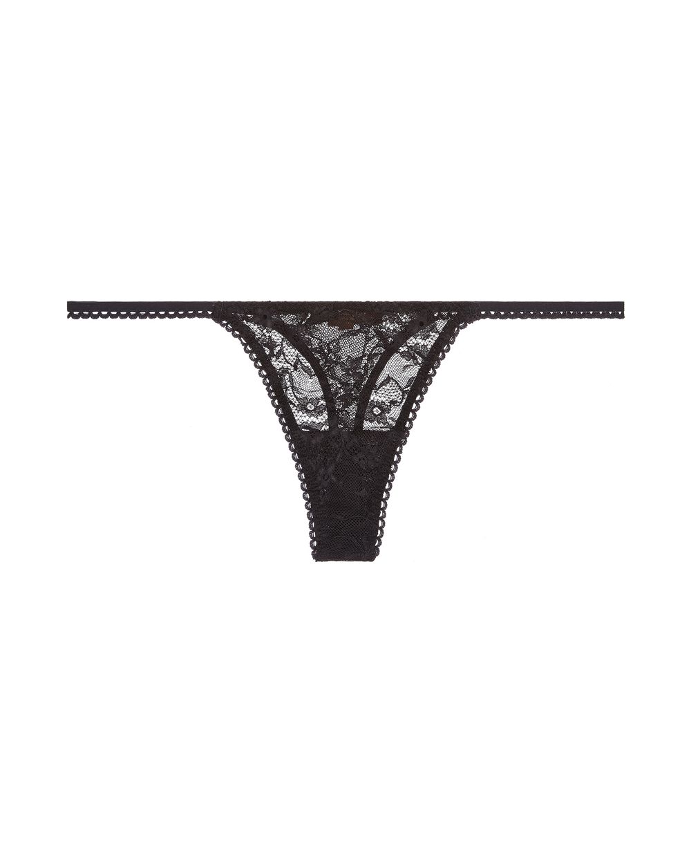 Coco de Mer Aphrodite Thong in black