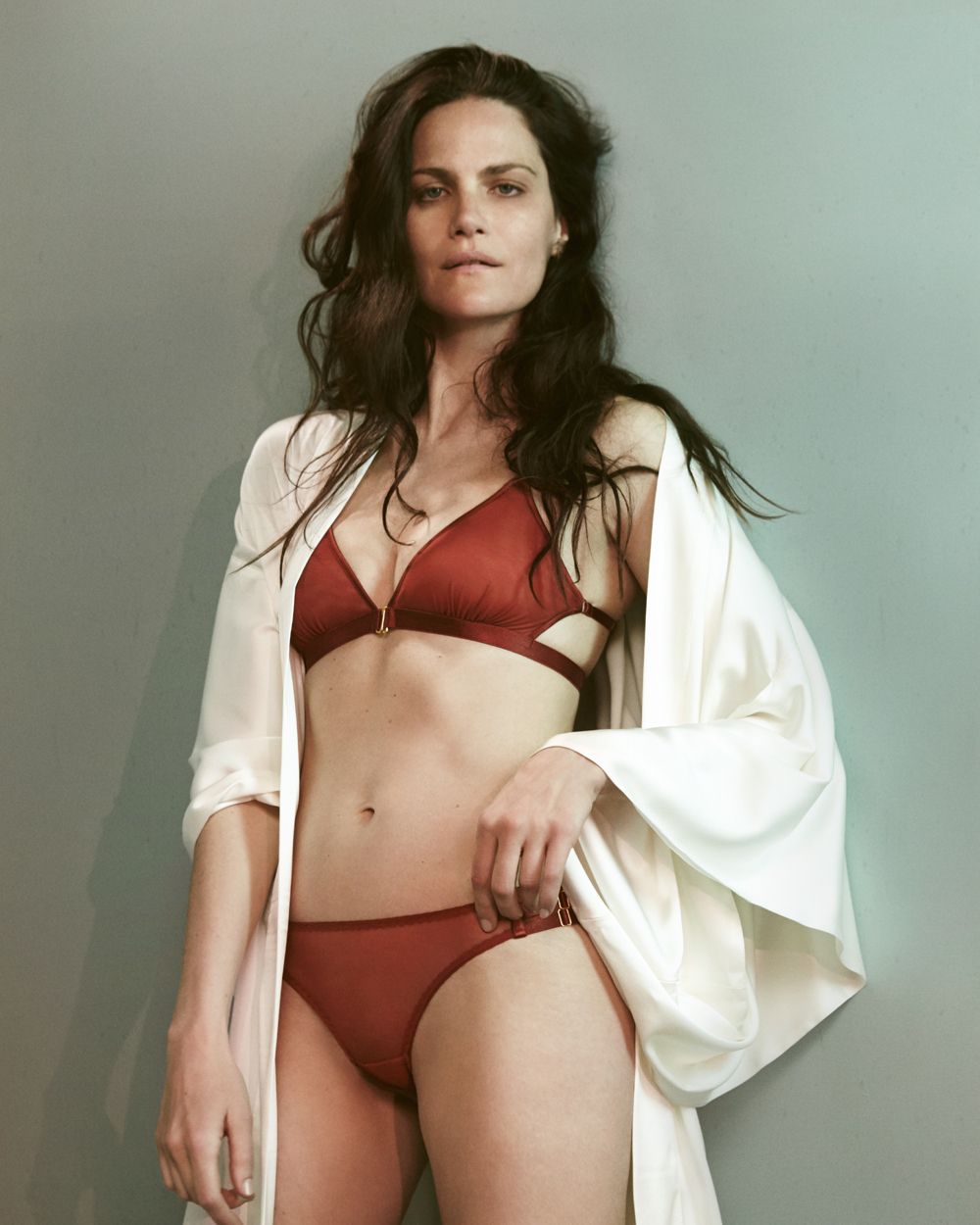 Bordelle 10 Year Exclusive Triangle Bra in red