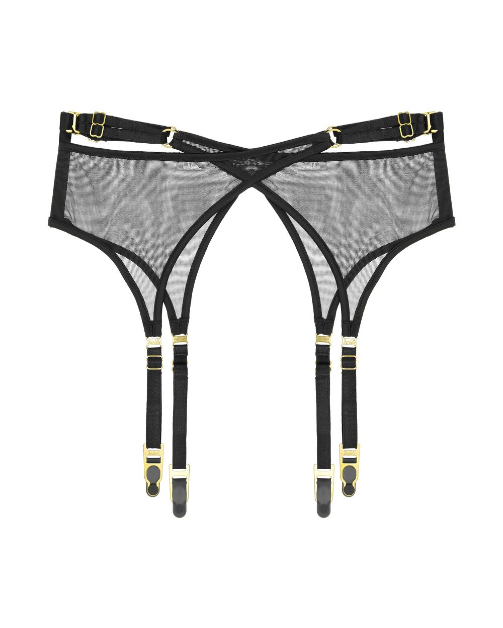Bordelle 10 Year Exclusive Wrap Suspender in black