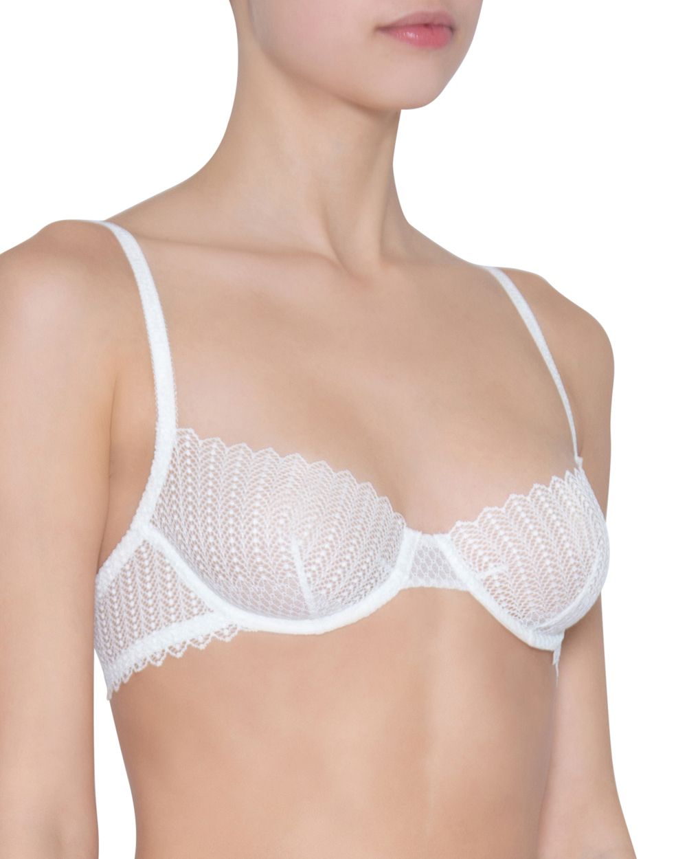 Eberjey Phoebe The Secretary Bra in white