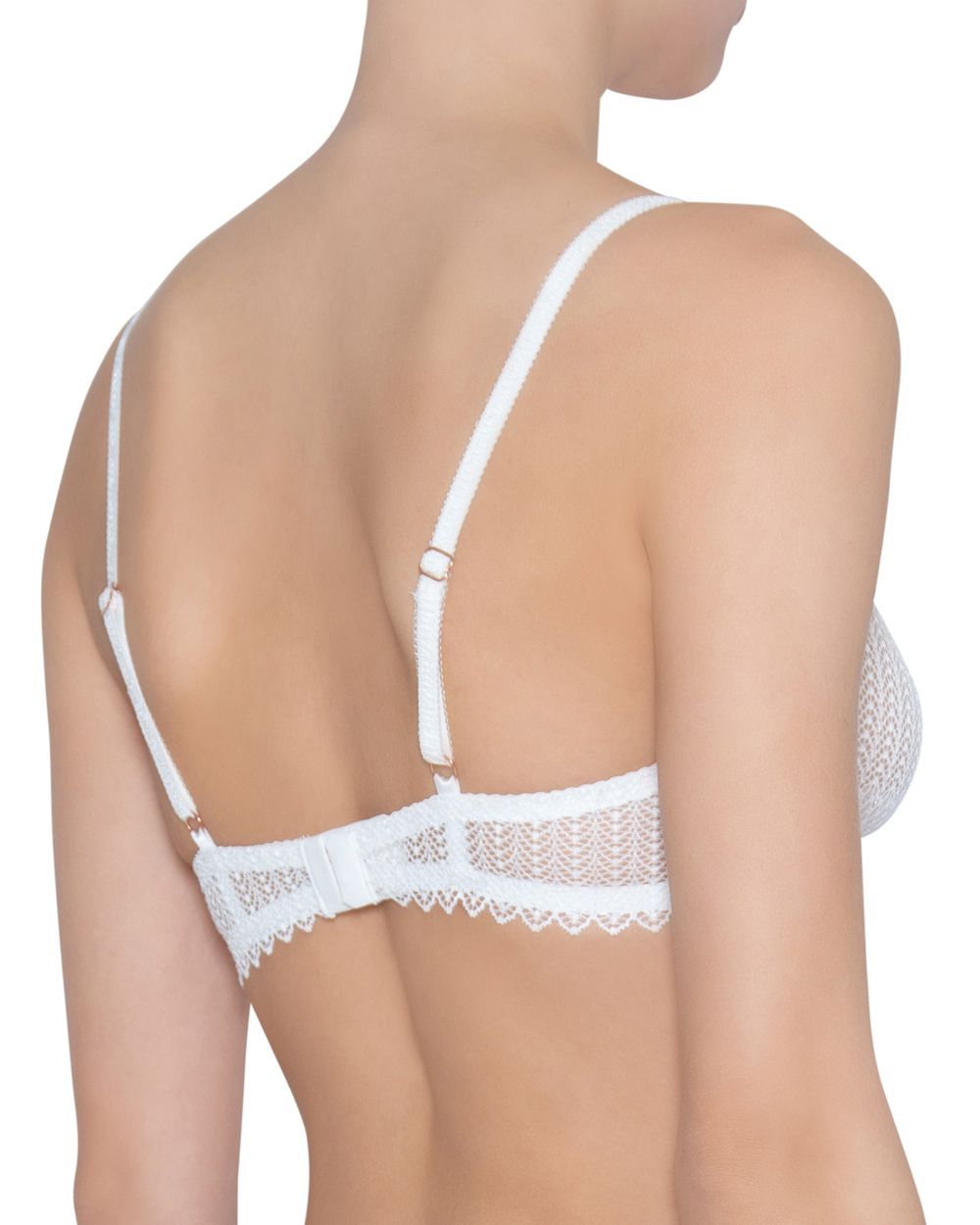 Eberjey Phoebe The Secretary Bra in white