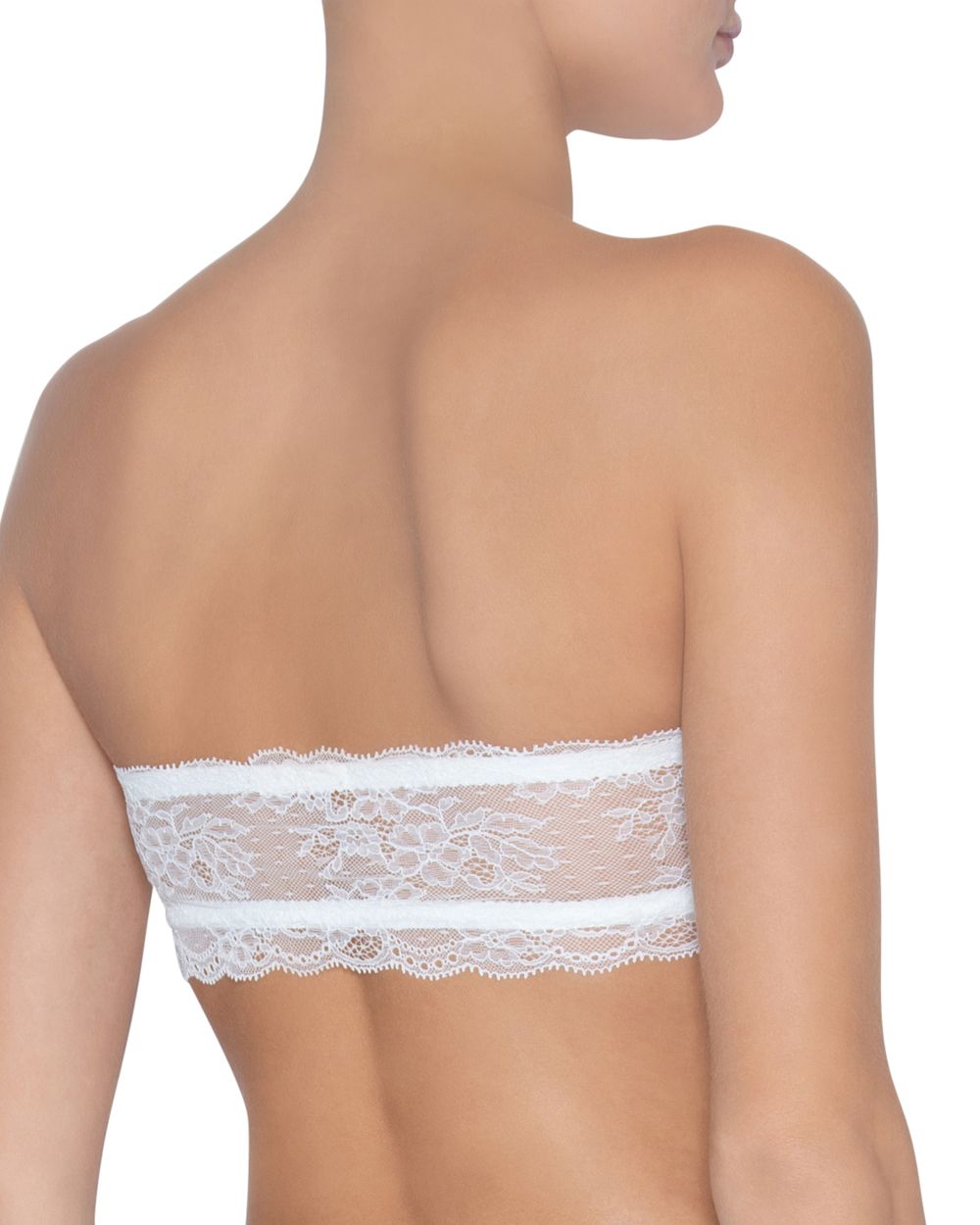 Eberjey One & Only Bandeau Bralet in white
