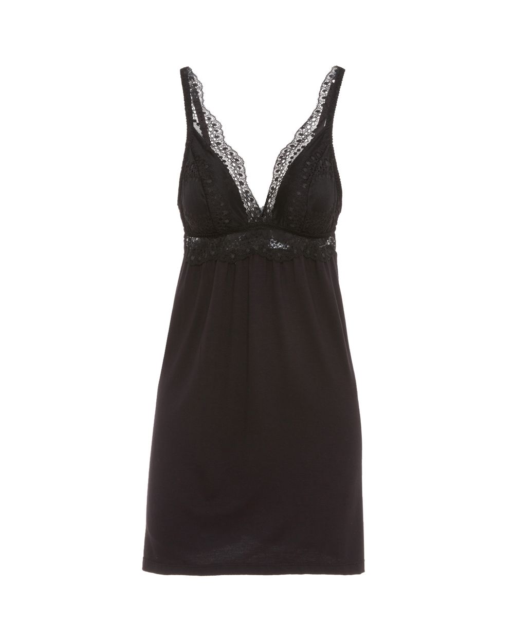 Eberjey Myla Chemise in black