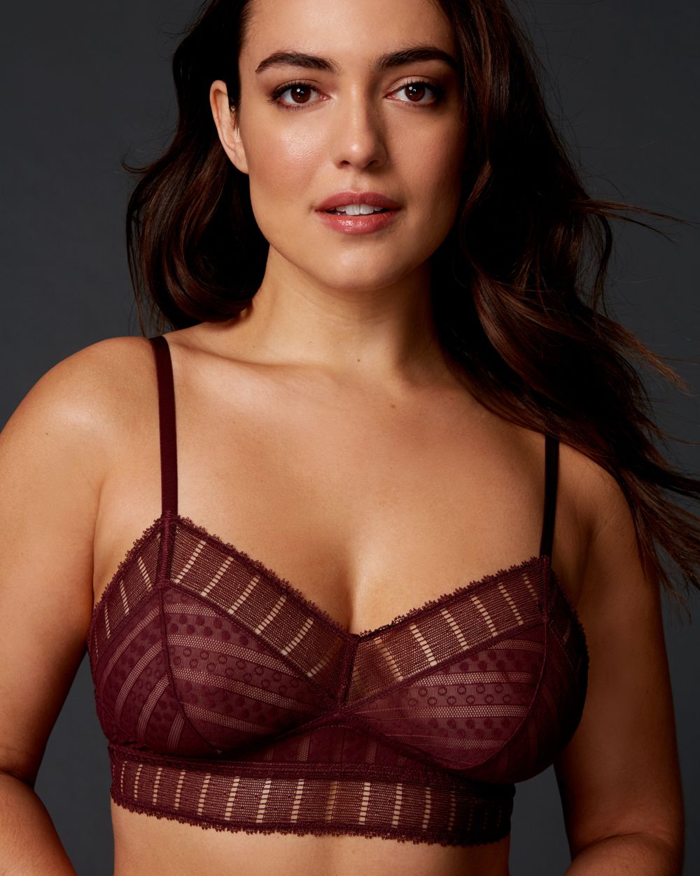 Else Lolita Full Coverage Wireless Bra in purple