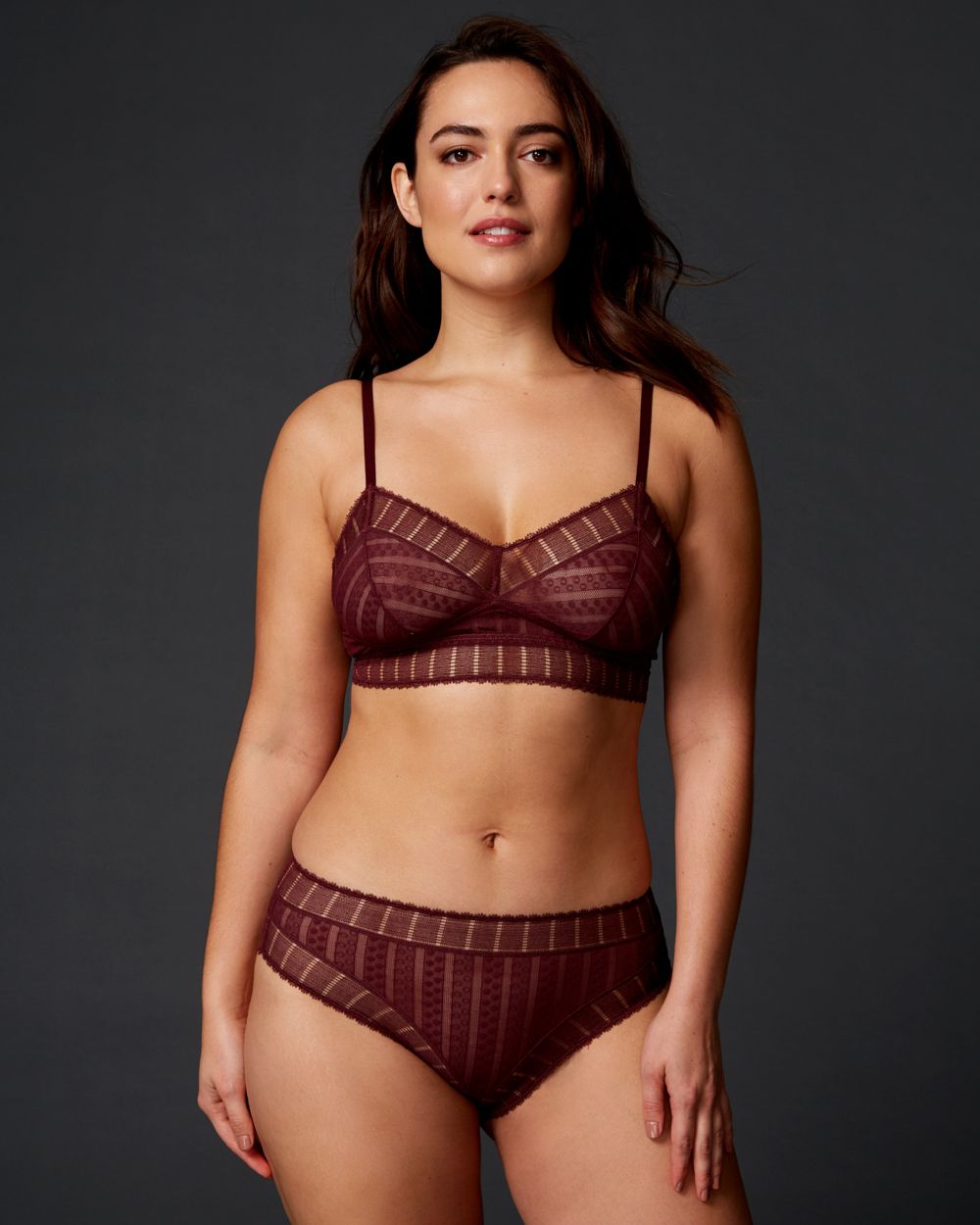 Else Lolita Full Coverage Wireless Bra in purple